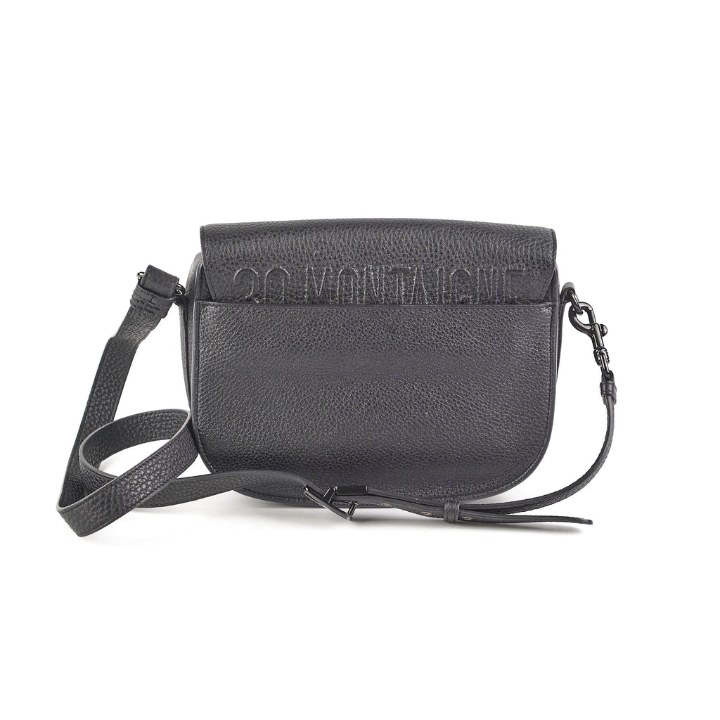 Christian Dior Grained Calfskin Medium Bobby Flap Black