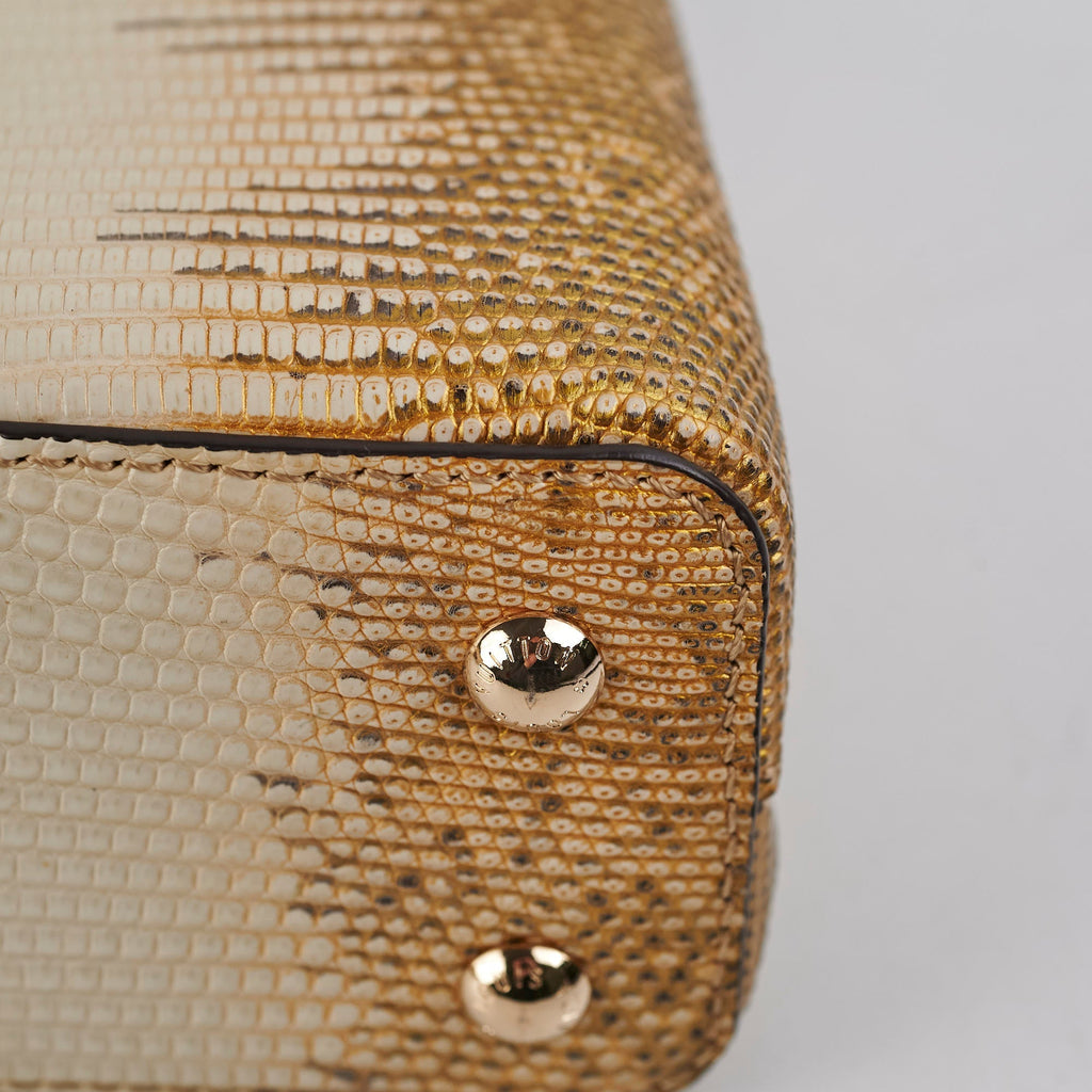 Louis Vuitton Lizard Capucines Mini Gold