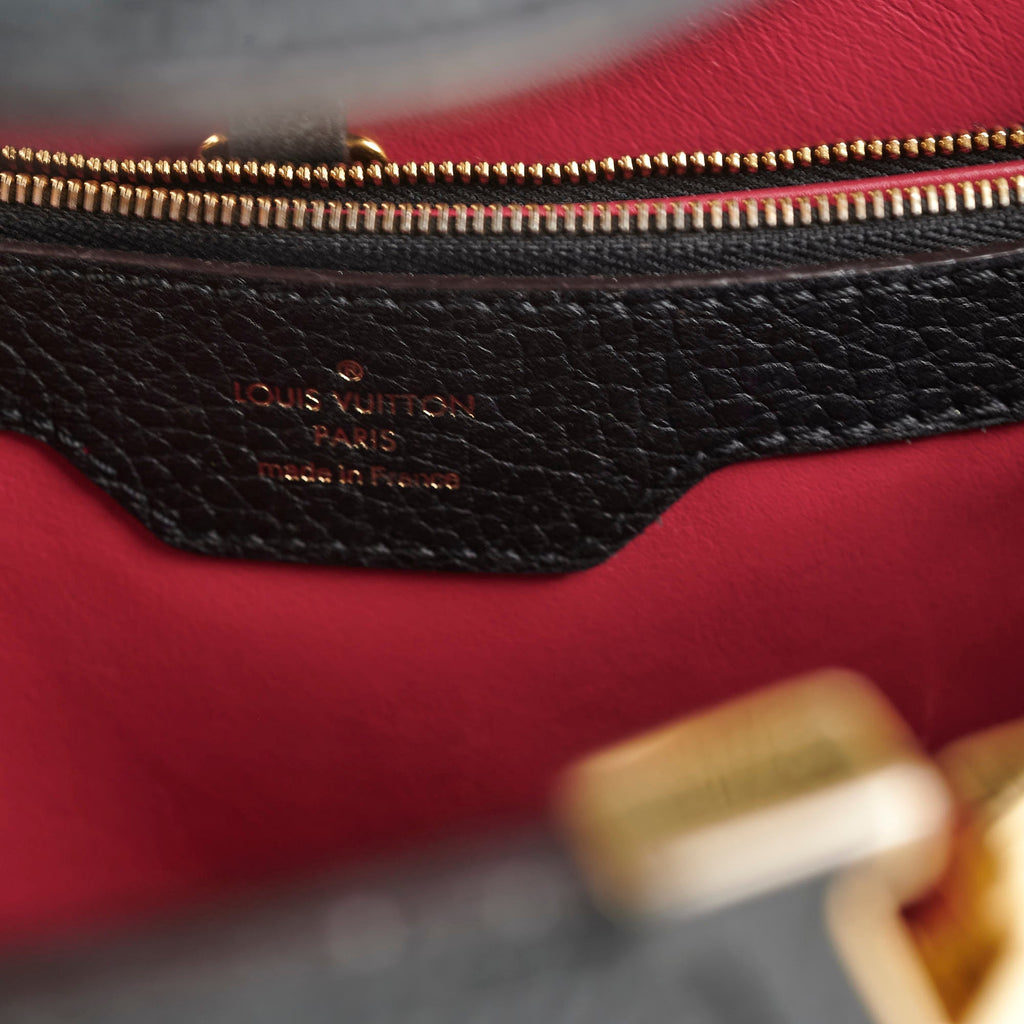 Louis Vuitton Capucines Black MM