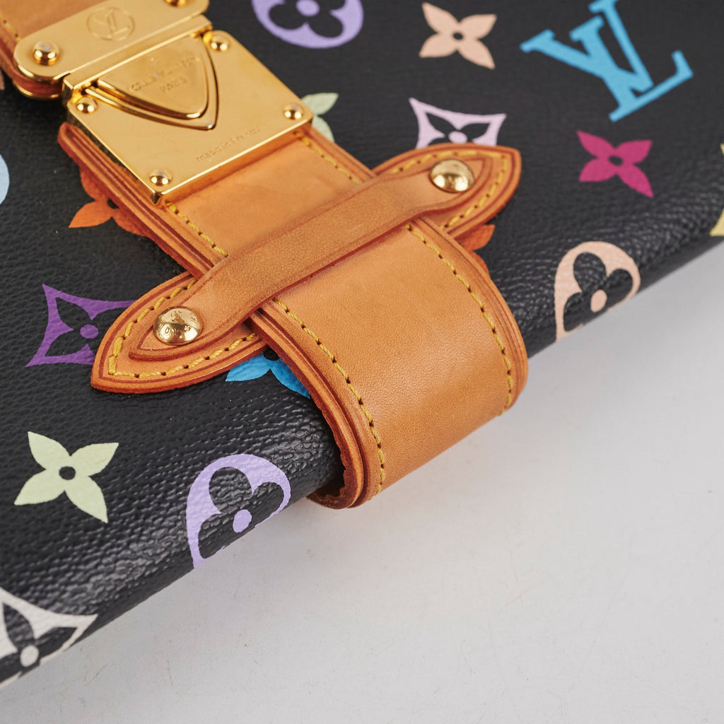 Louis Vuitton Multicolor Monogram Shoulder Bag Black