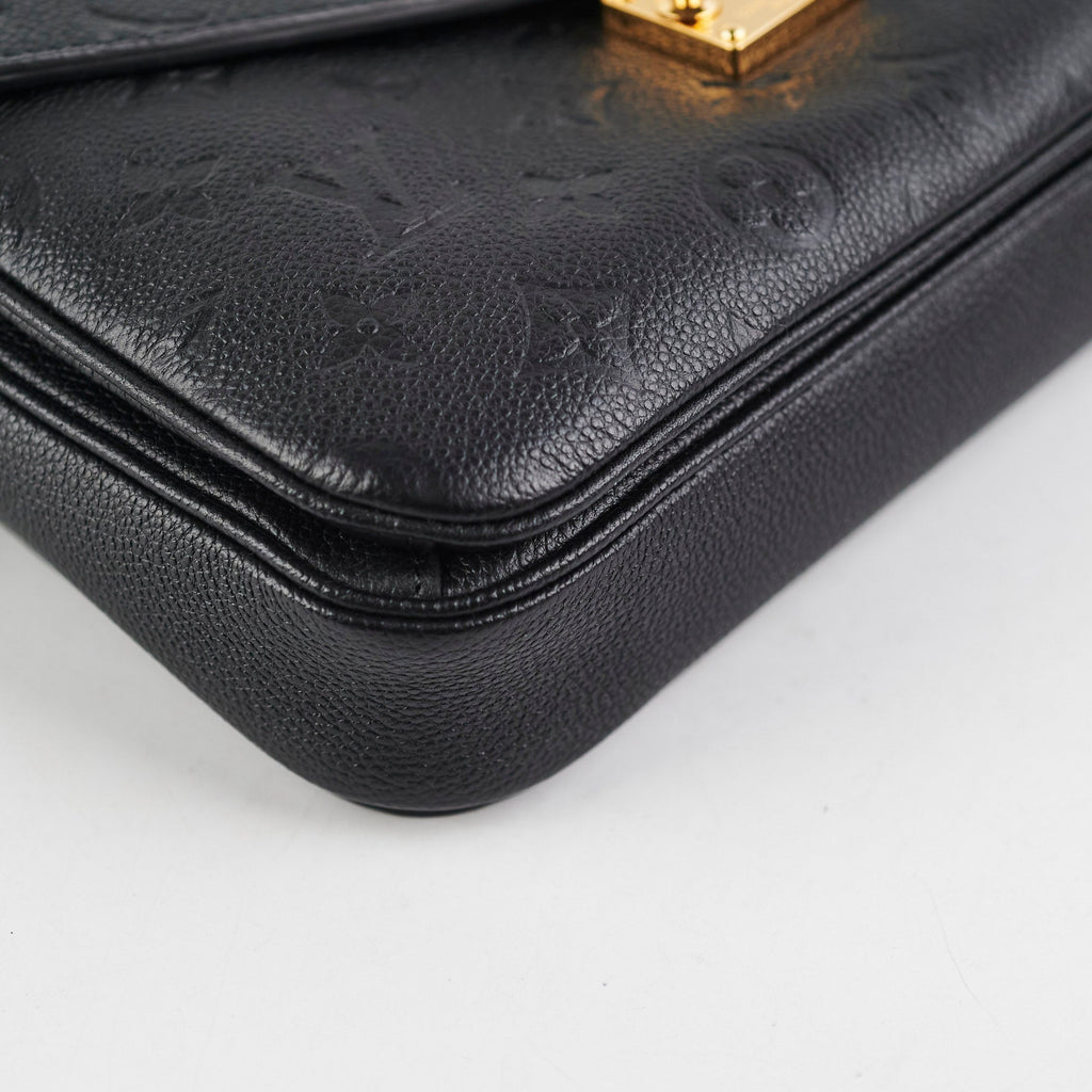 Louis Vuitton Pochette Metis Empreinte Black