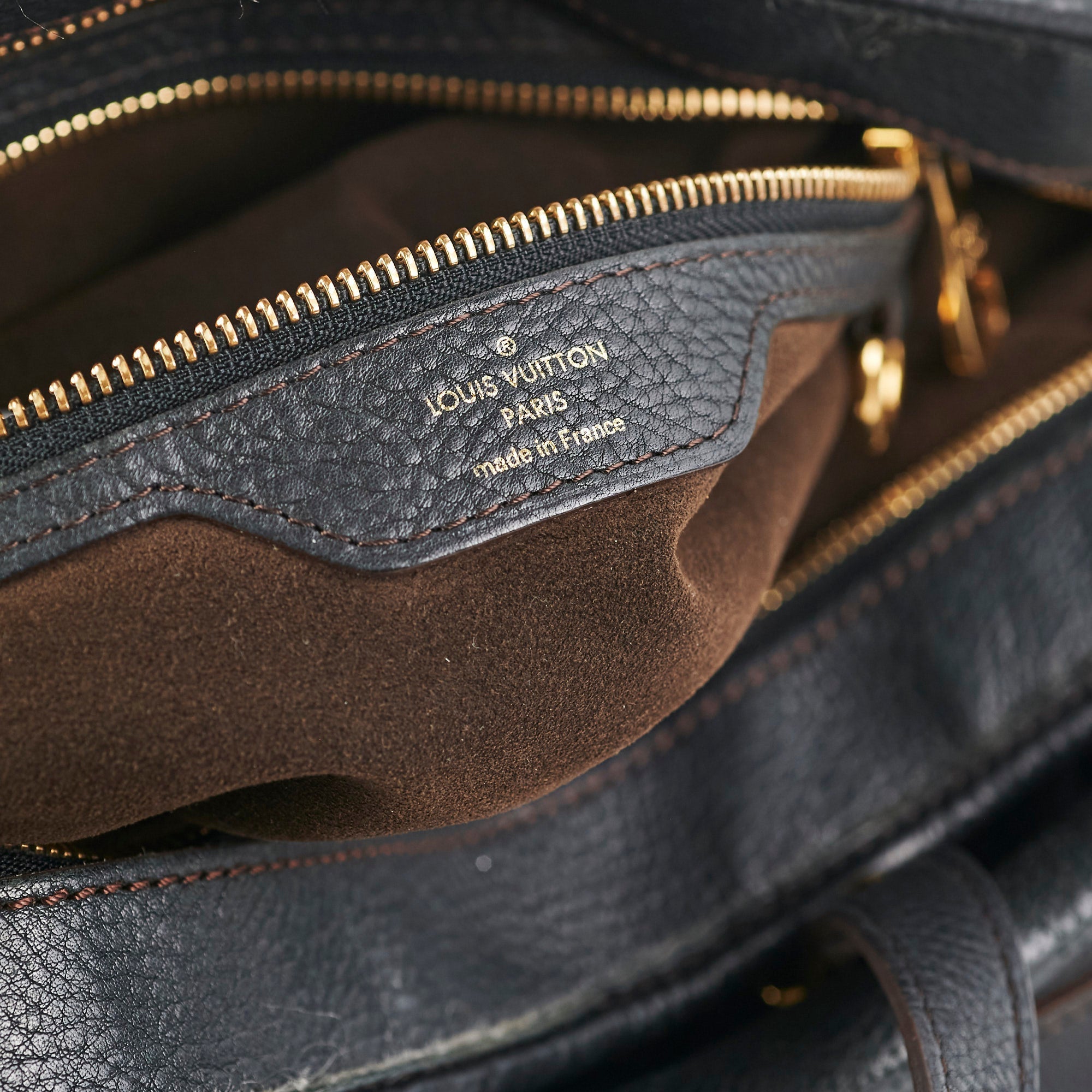 Louis Vuitton Mahina Tote Black