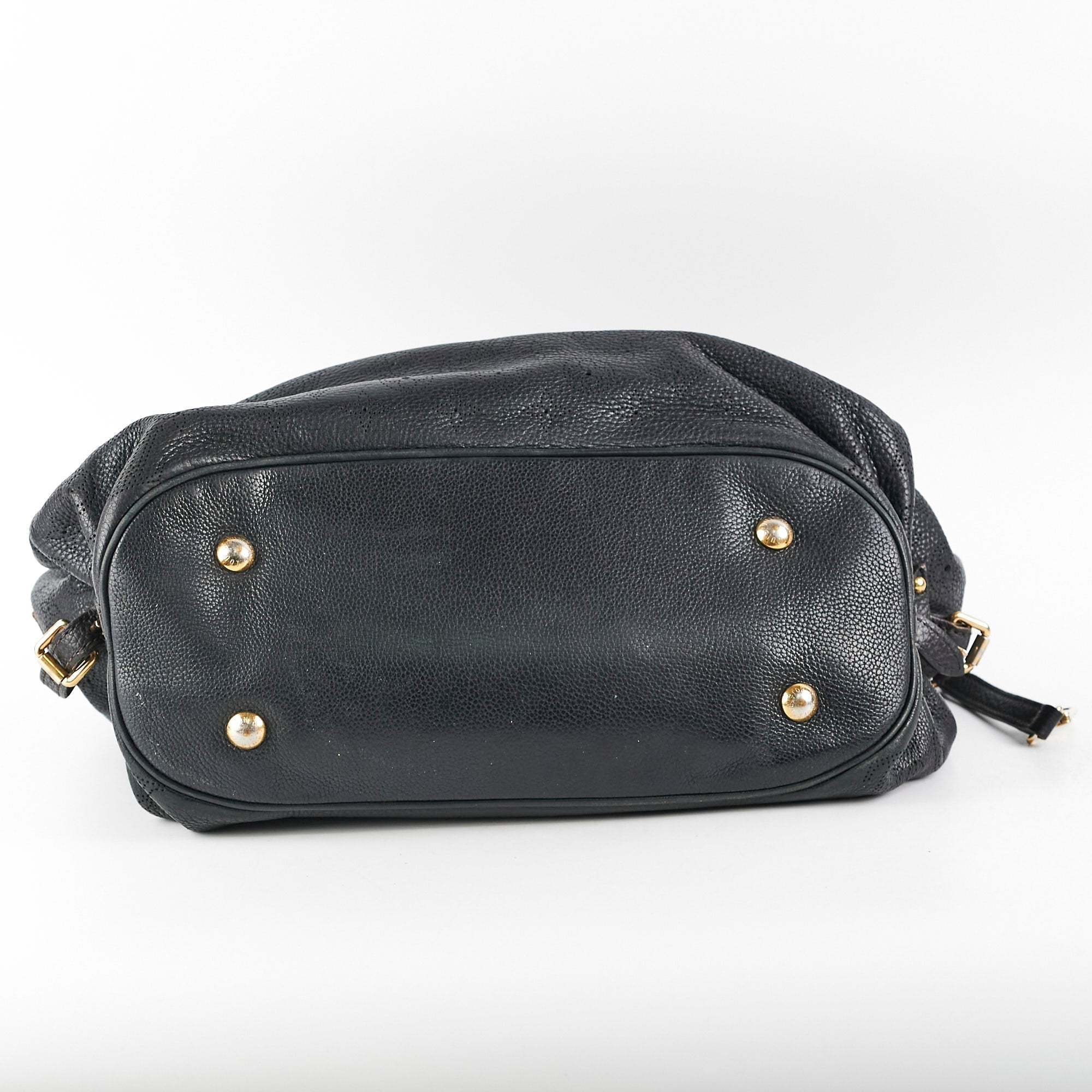Louis Vuitton Monogram Mahina Black Shoulder Bag