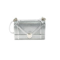 Dior Medium Diorama Metallic Silver