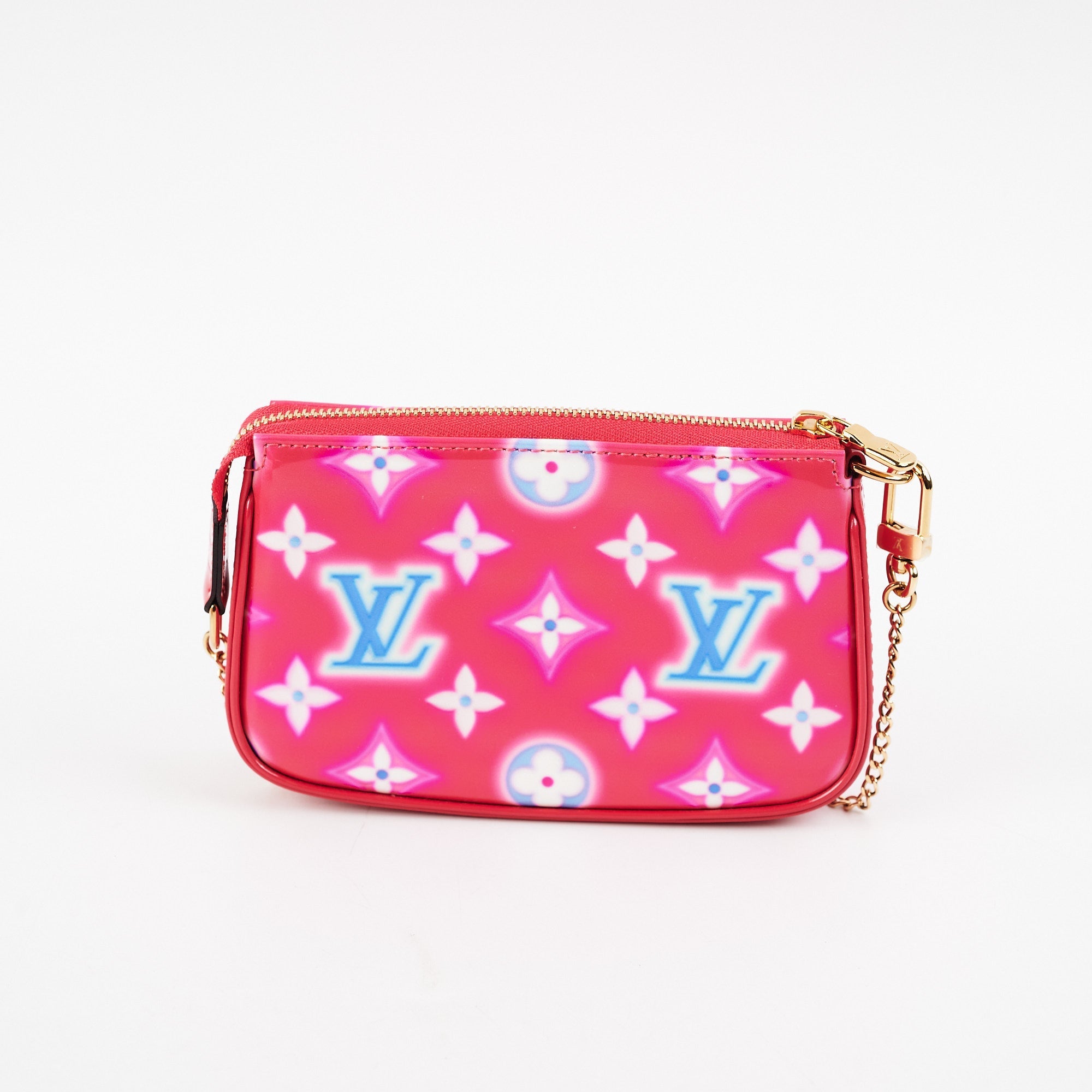 Louis Vuitton Mini Pochette Vernis Pink
