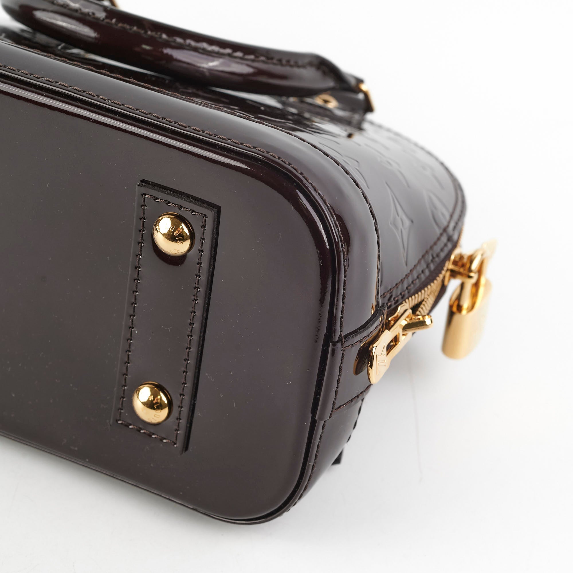 Louis Vuitton Alma BB Amarante Vernis