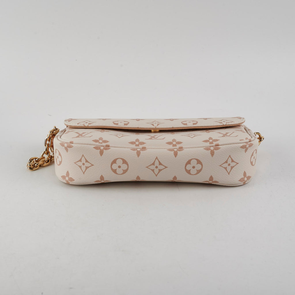 Louis Vuitton Ivy Wallet On Chain Monogram Dune