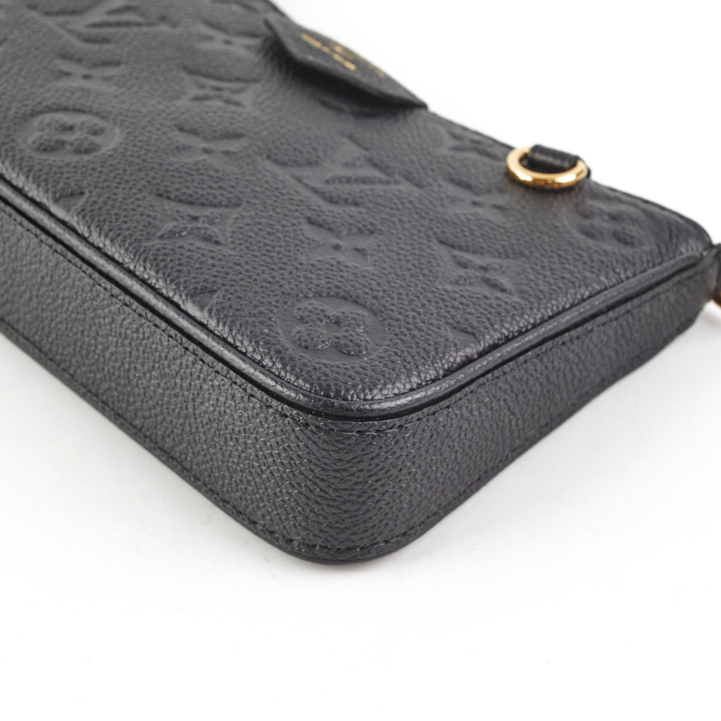 Louis Vuitton Easy Pouch Empriente Black