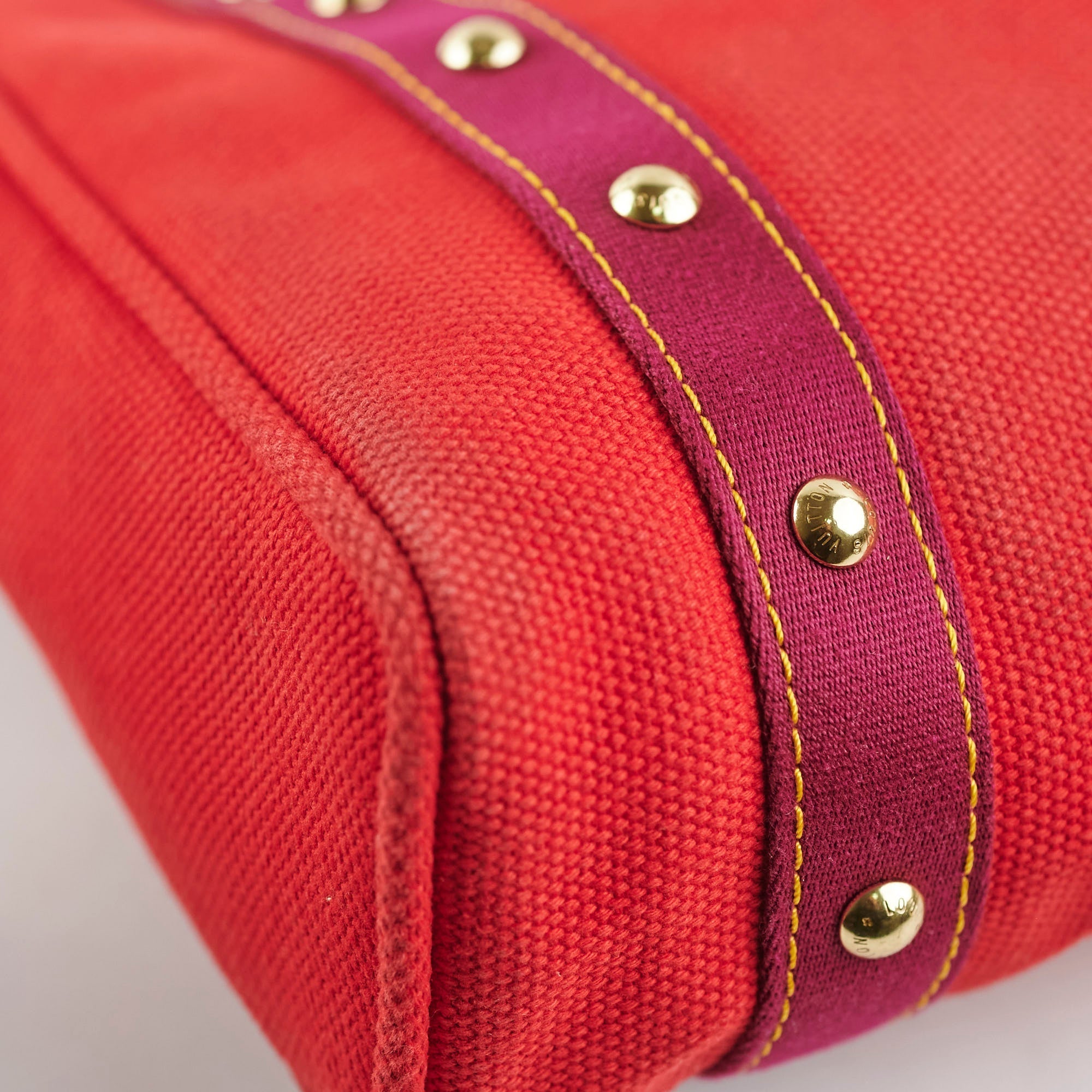 Louis Vuitton Antigua MM Cabas Red Tote
