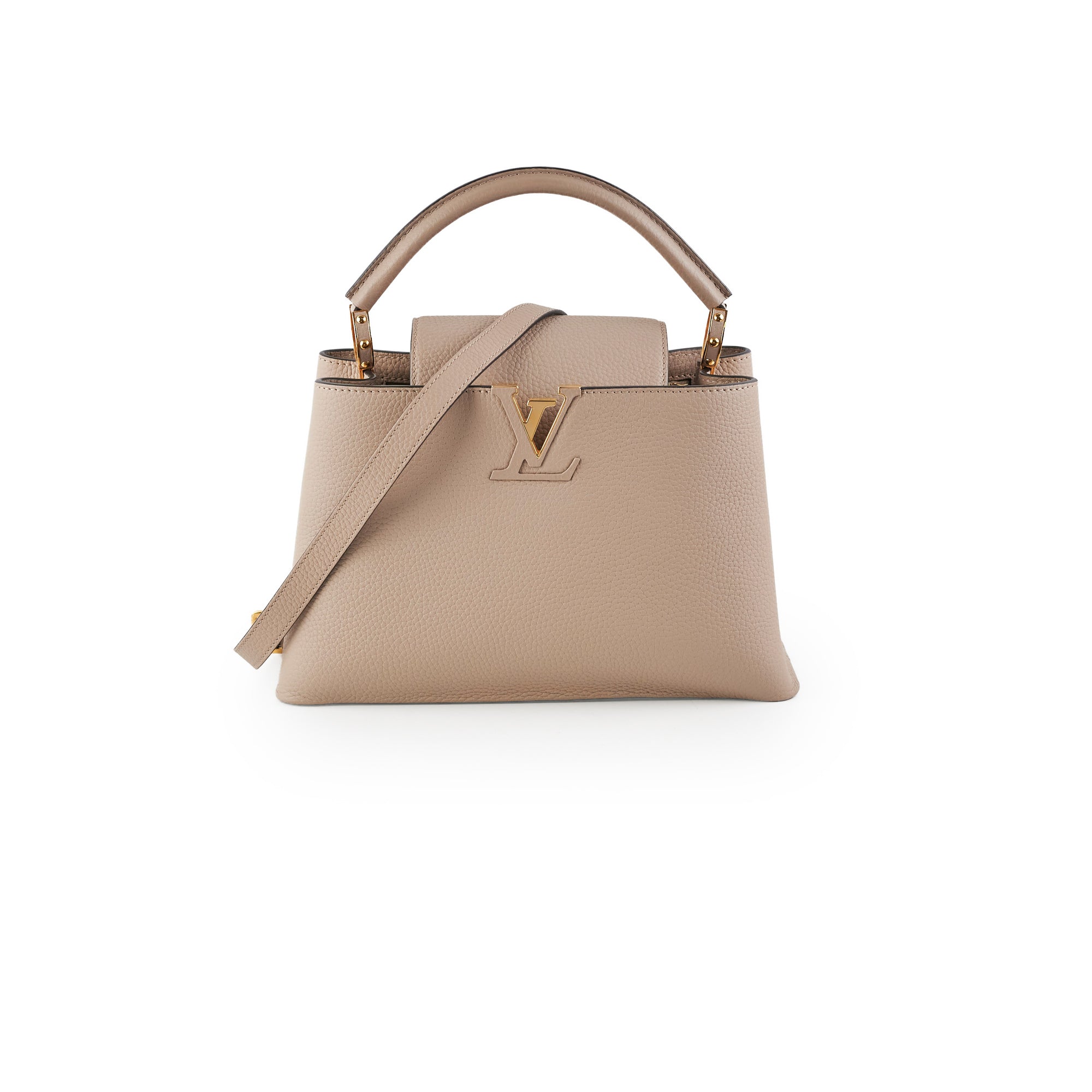 Louis Vuitton Capucines MM Taupe Galet