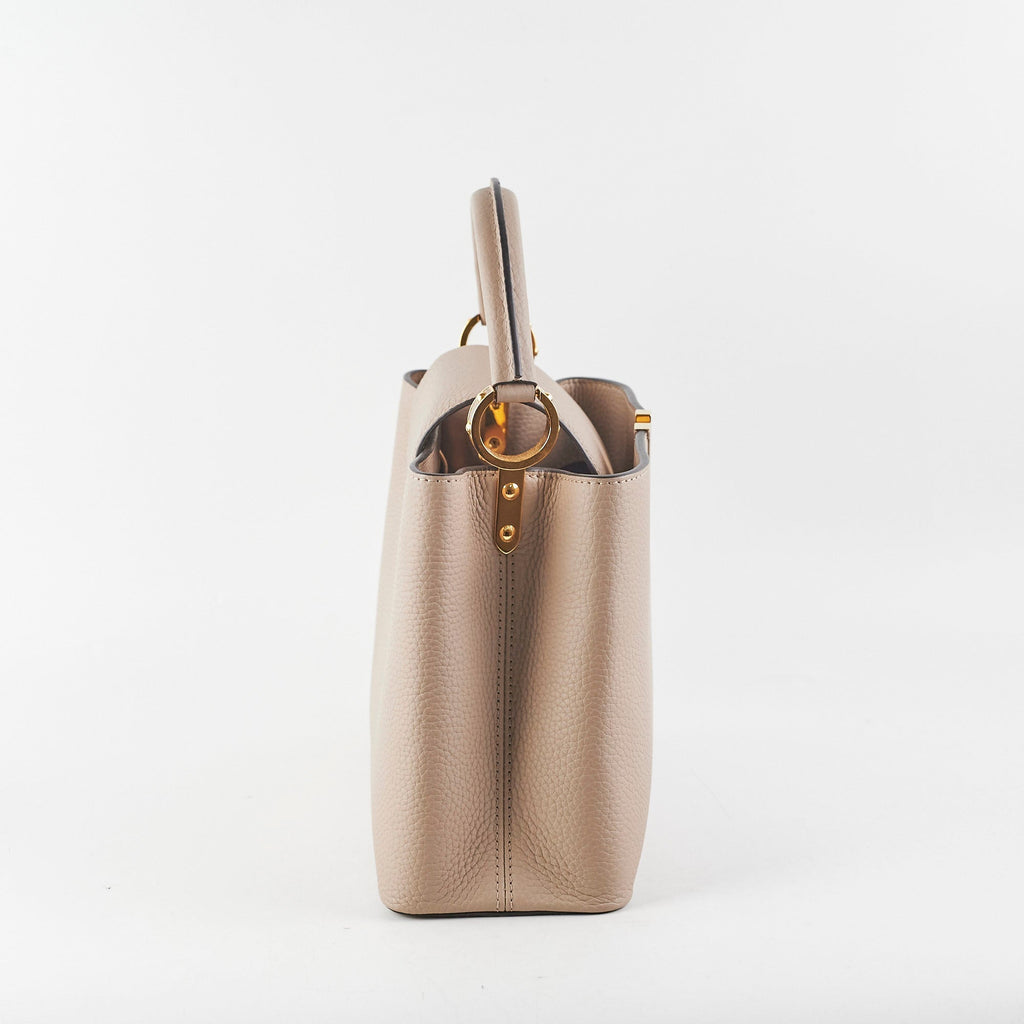 Louis Vuitton Capucines MM Taupe Galet