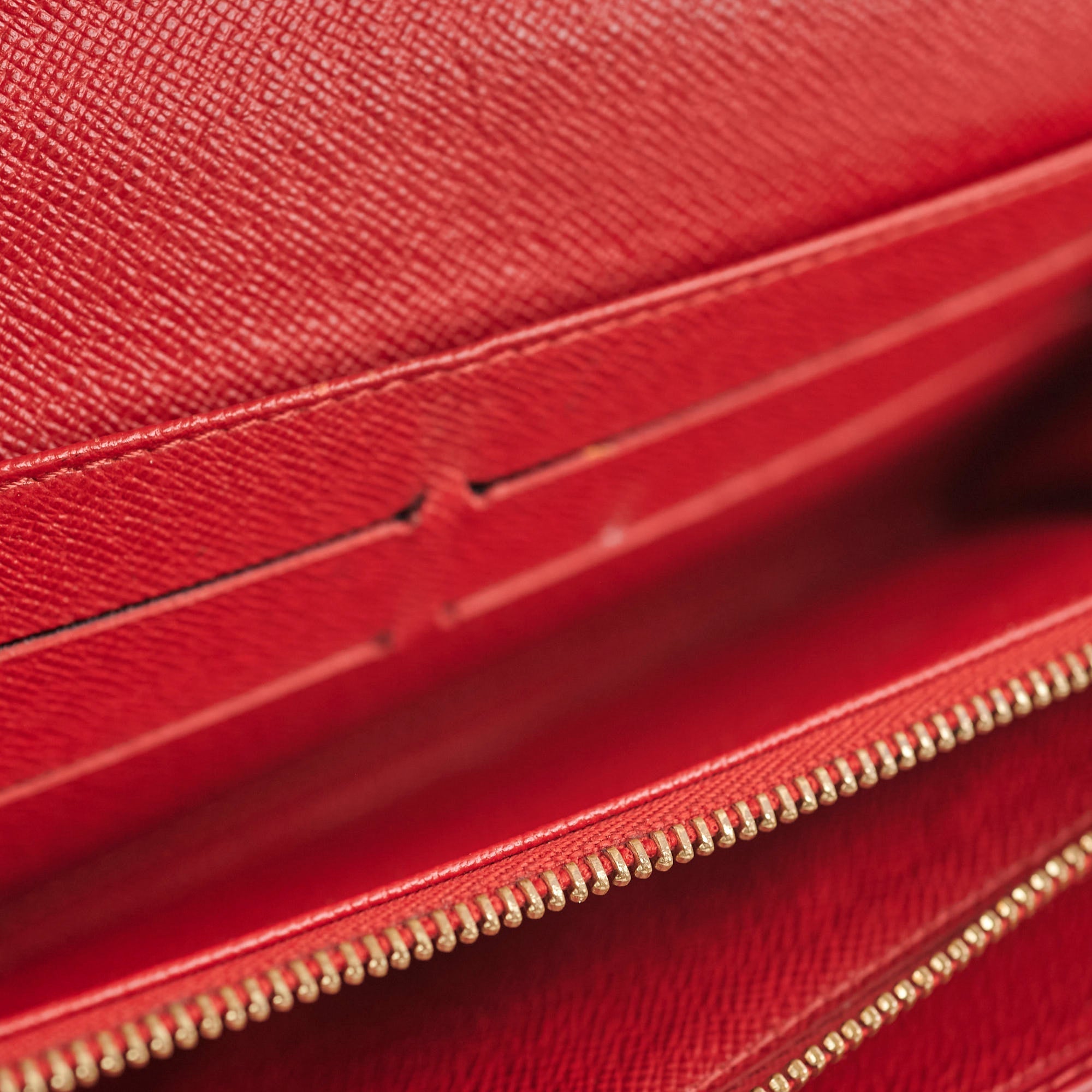 Louis Vuitton Epi Long Wallet Red