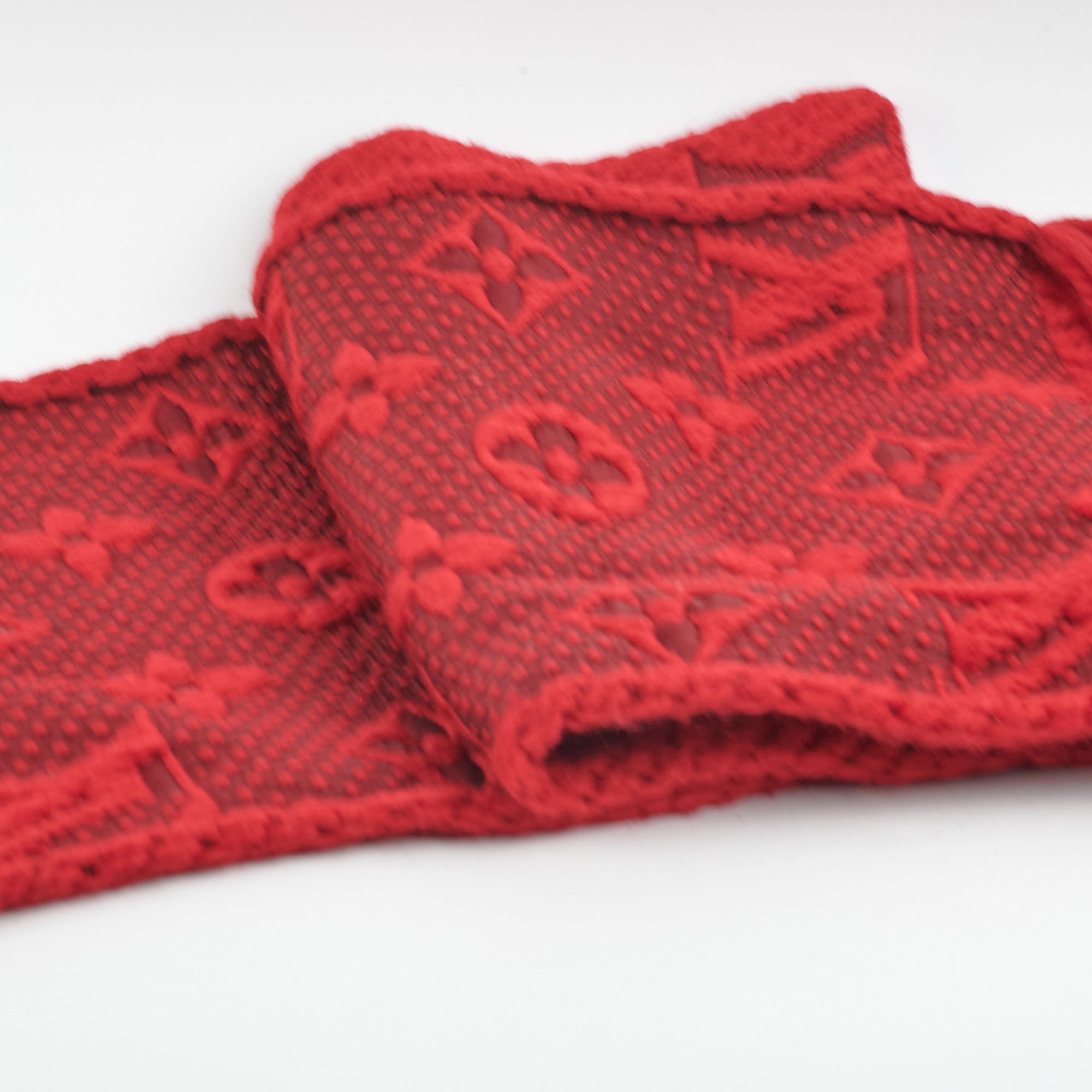 Louis Vuitton Scarf Red
