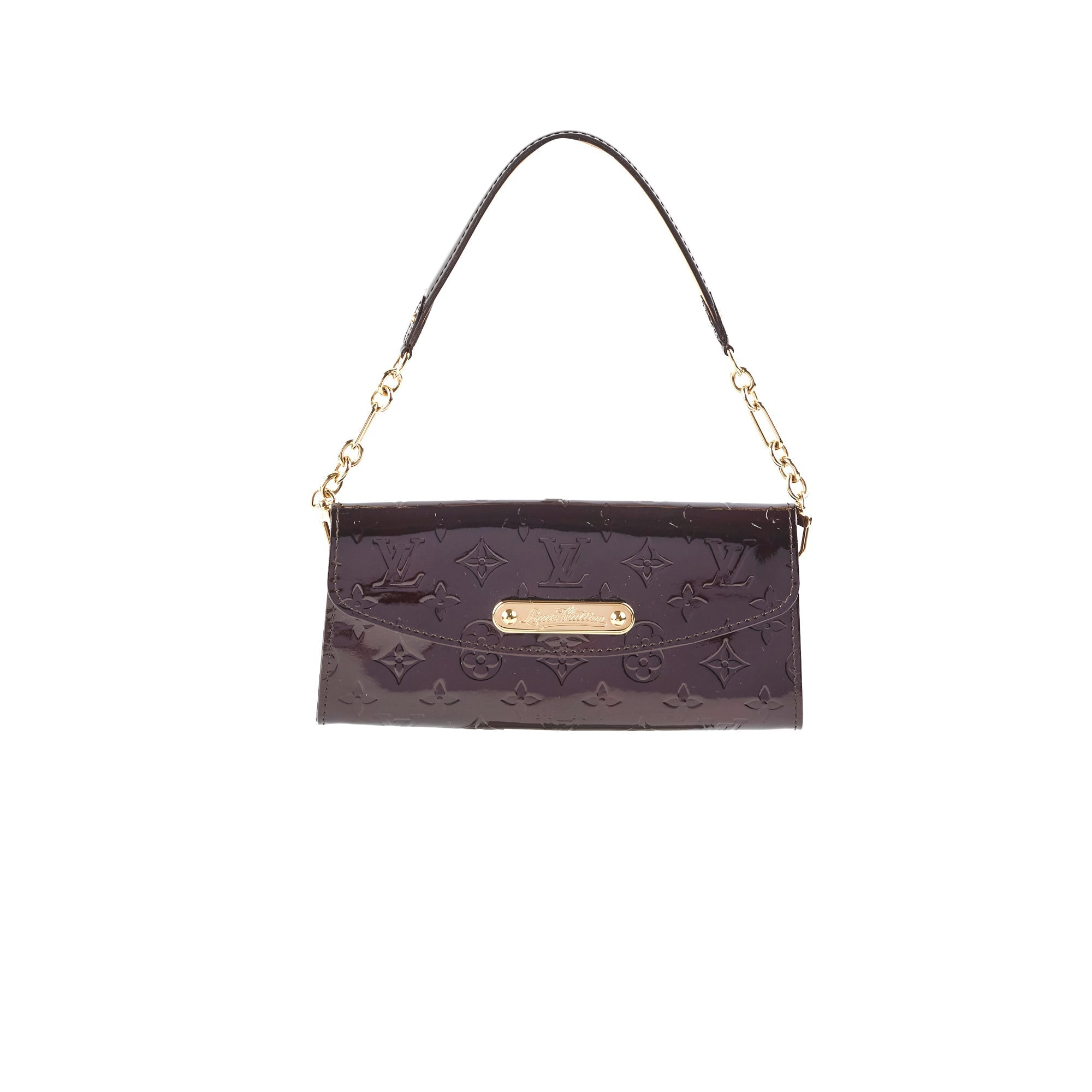 Louis Vuitton Sunset Boulevard Patent Clutch
