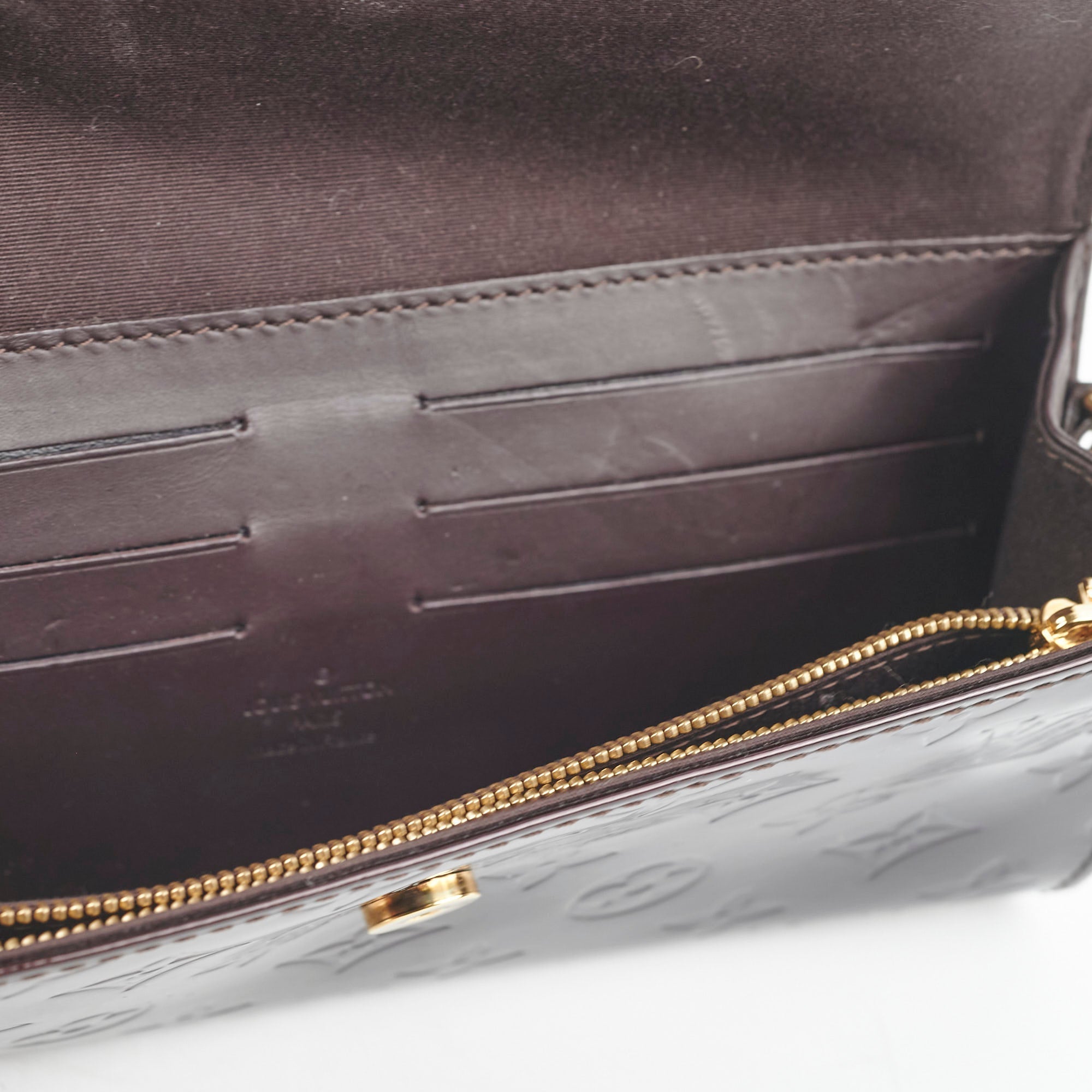Louis Vuitton Sunset Boulevard Patent Clutch