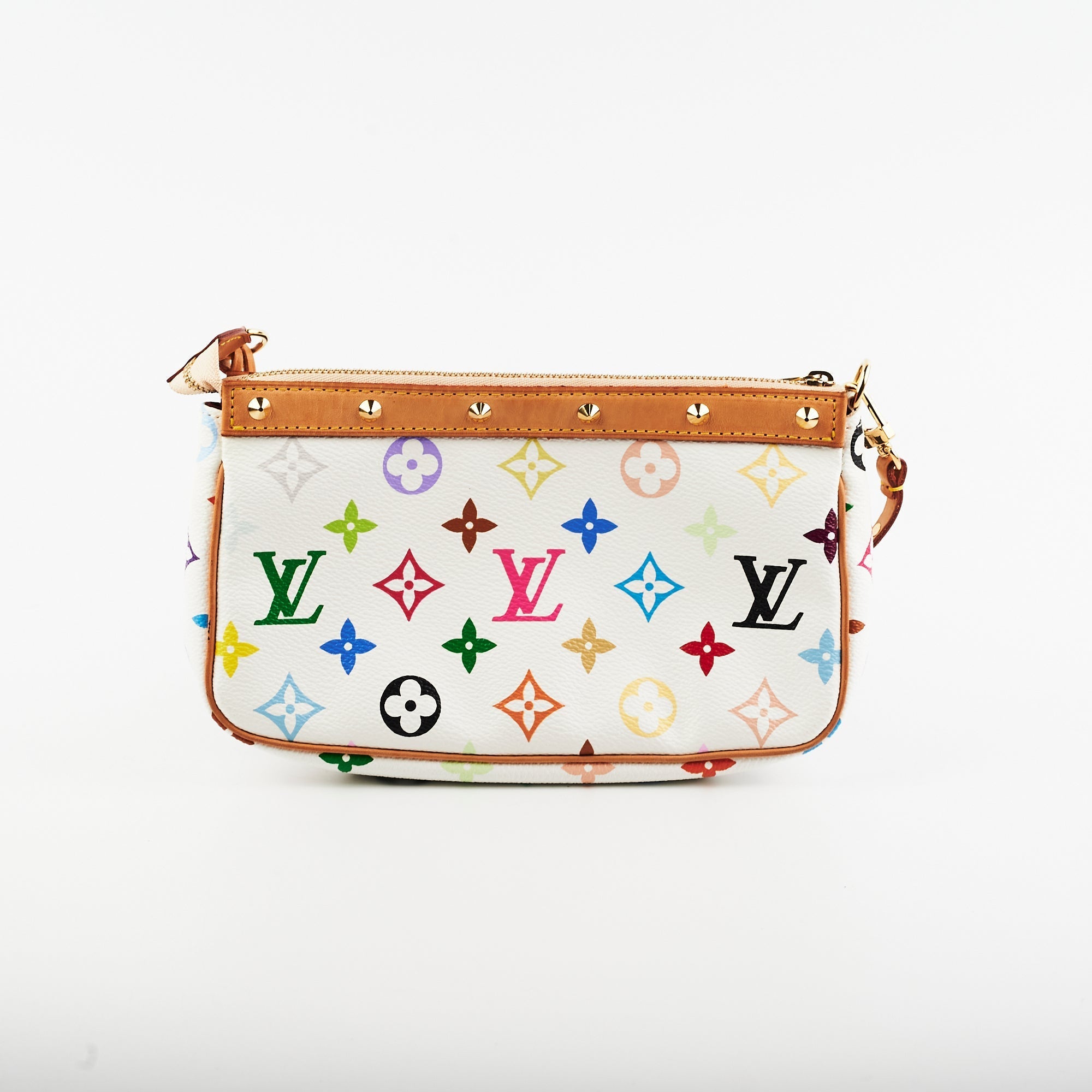 Louis Vuitton Pochette Accessories Multicolour White