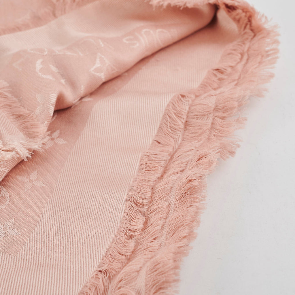 Louis Vuitton Pink Monogram Shawl