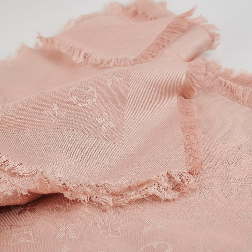 Louis Vuitton Pink Monogram Shawl