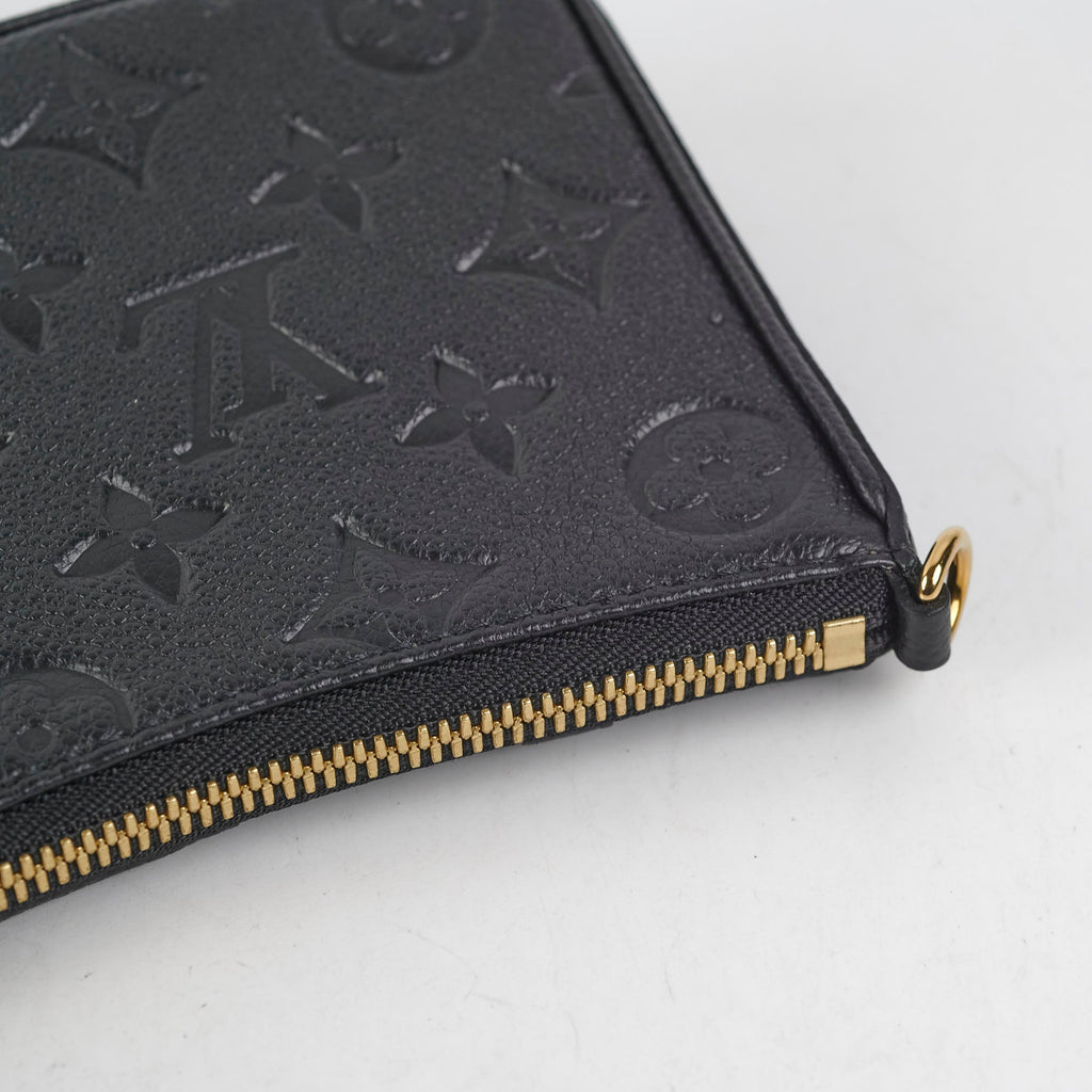 Louis Vuitton Easy Pouch On Strap Black Empreinte