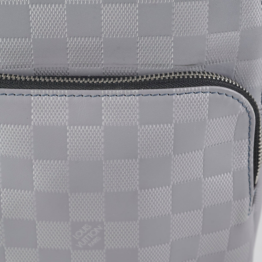 Louis Vuitton Grey Sling Bag Damier Ebene