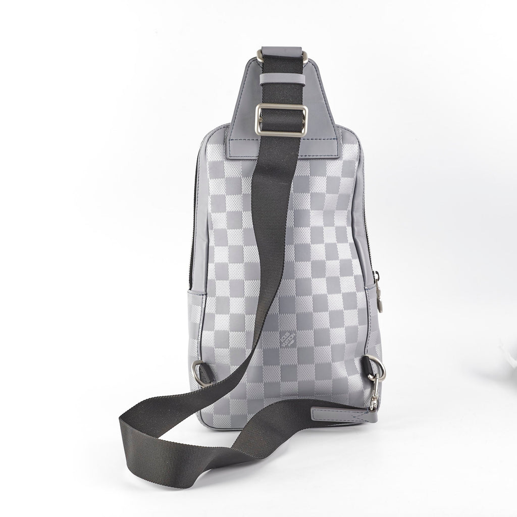 Louis Vuitton Grey Sling Bag Damier Ebene