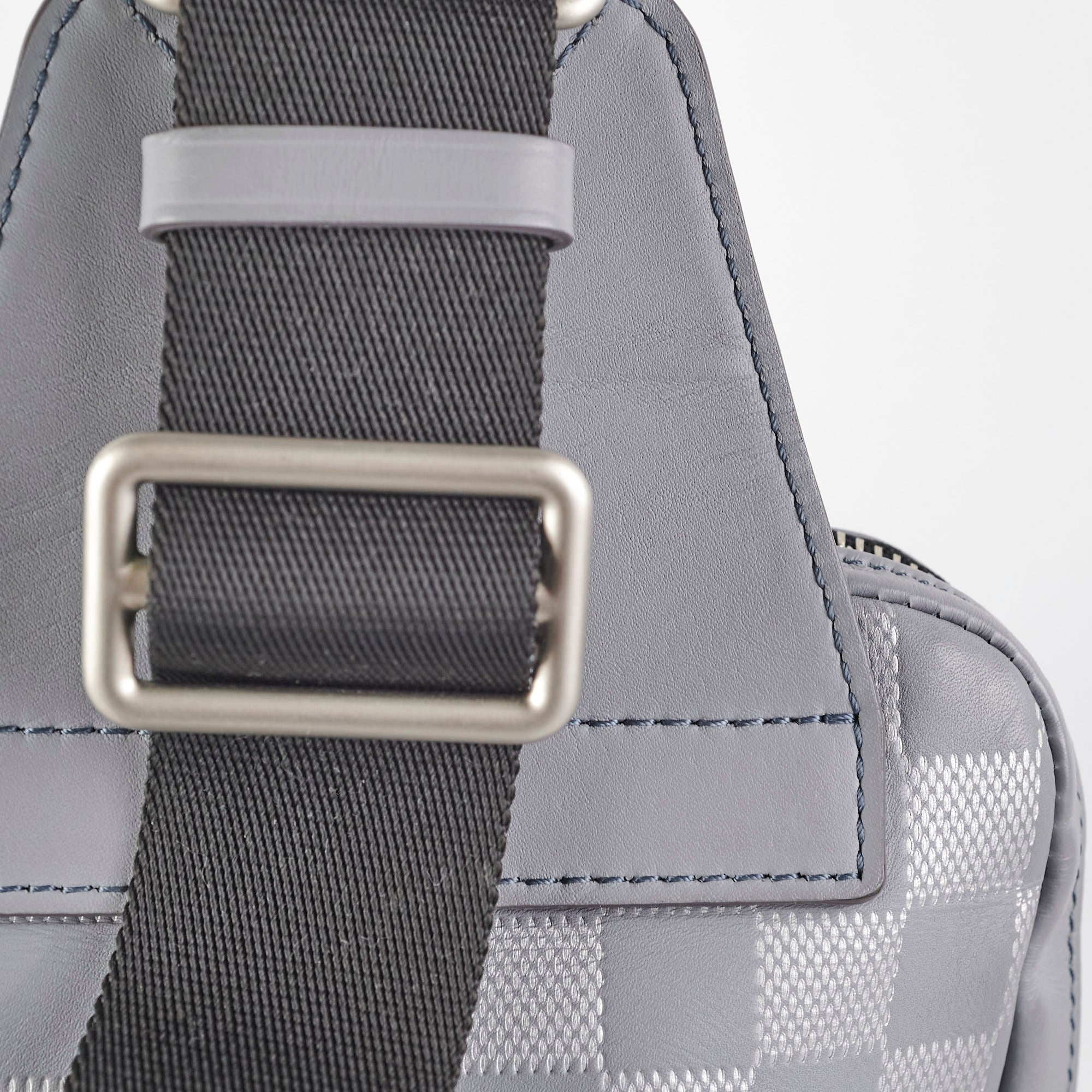 Louis Vuitton Grey Sling Bag Damier Ebene