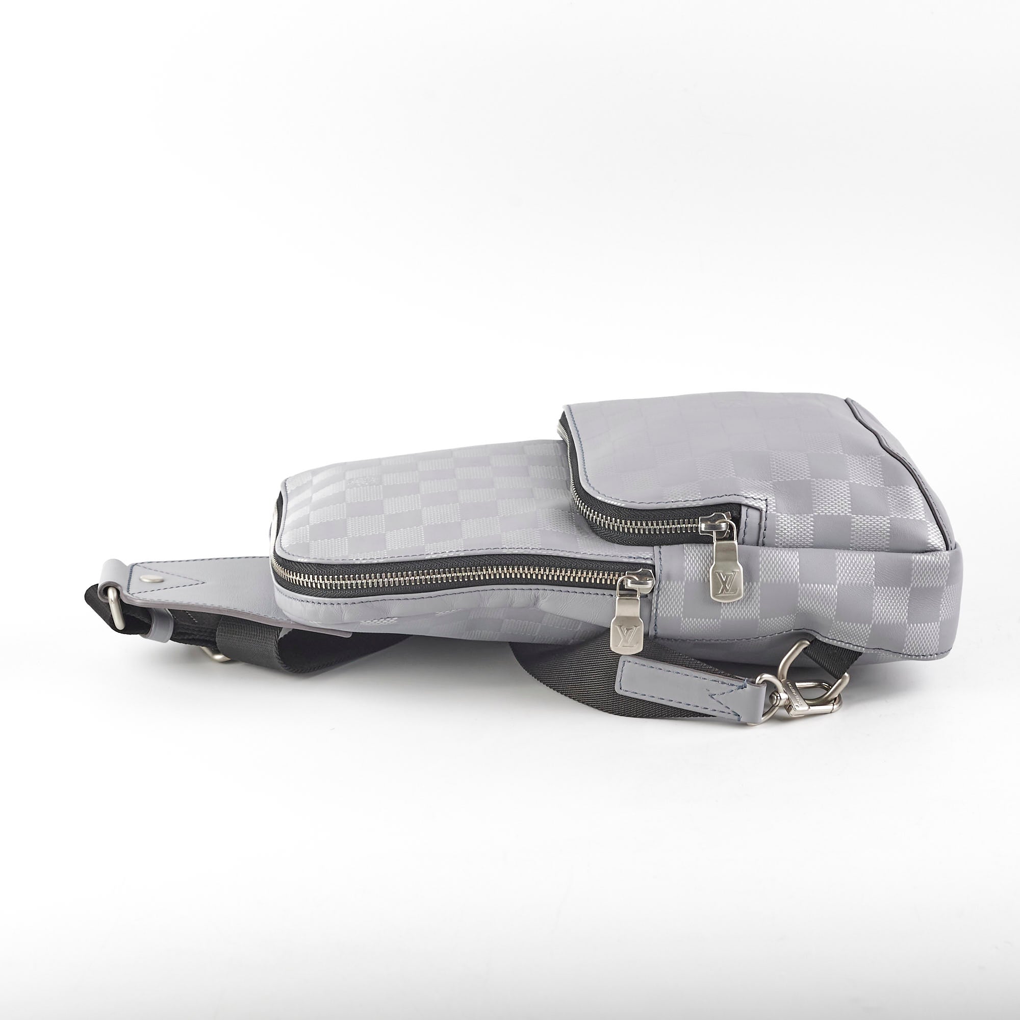 Louis Vuitton Grey Sling Bag Damier Ebene