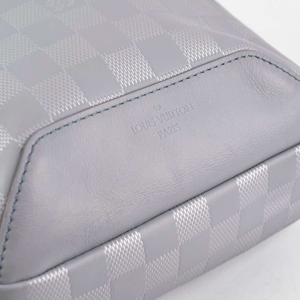 Louis Vuitton Grey Sling Bag Damier Ebene