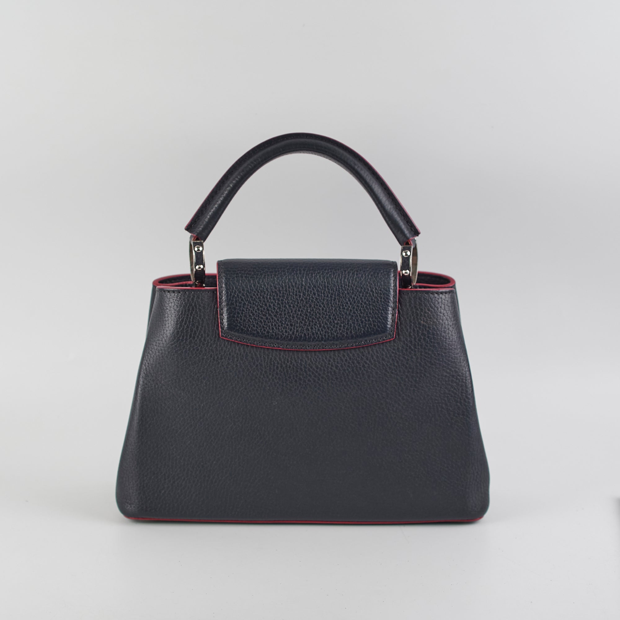 Louis Vuitton Taurillion Capucines BB Navy/Fuschia