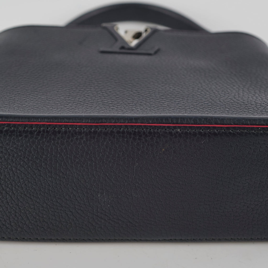 Louis Vuitton Taurillion Capucines BB Navy/Fuschia
