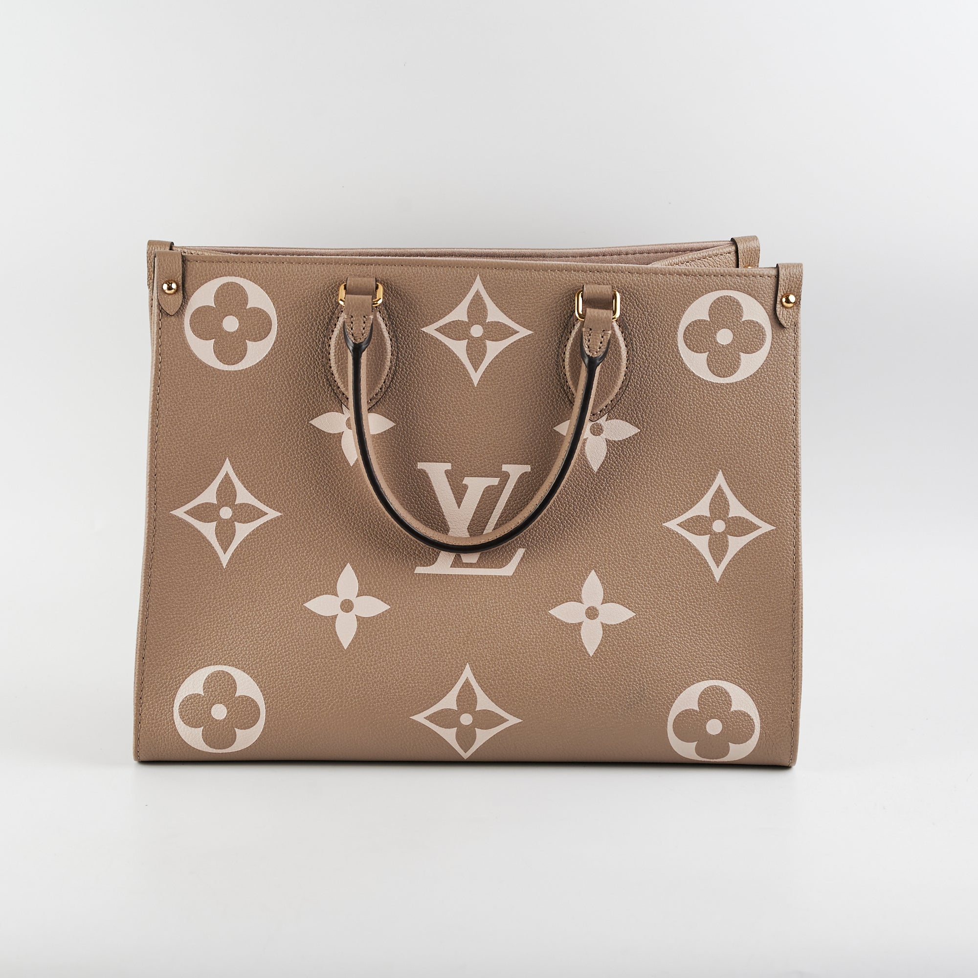 Louis Vuitton On The Go MM Empriente Beige