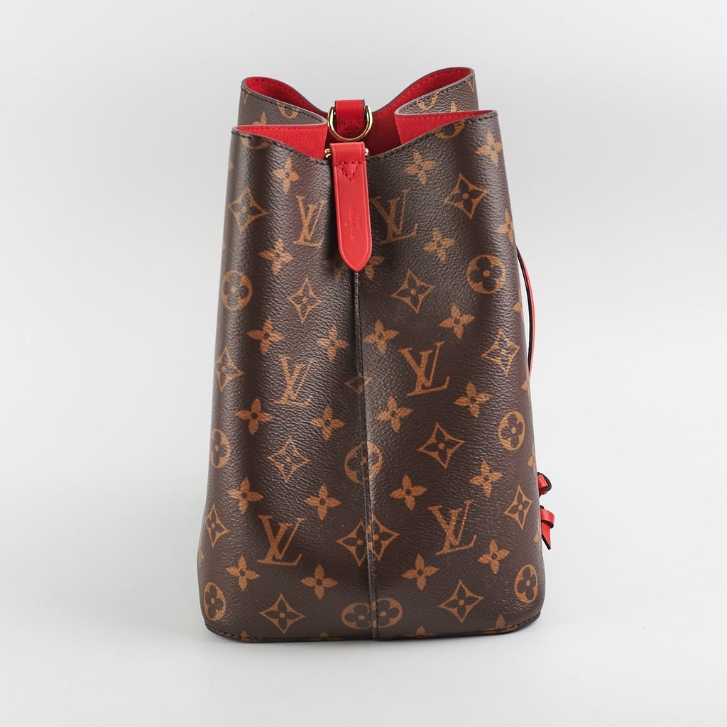 Louis Vuitton Neo Noe Monogram Red