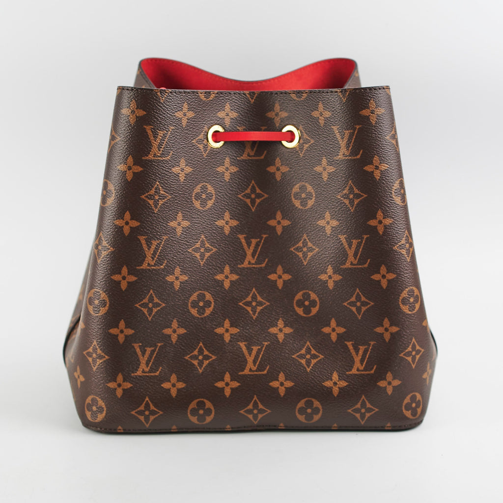 Louis Vuitton Neo Noe Monogram Red