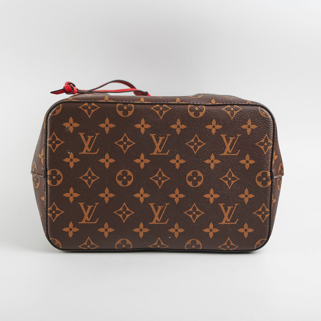 Louis Vuitton Neo Noe Monogram Red
