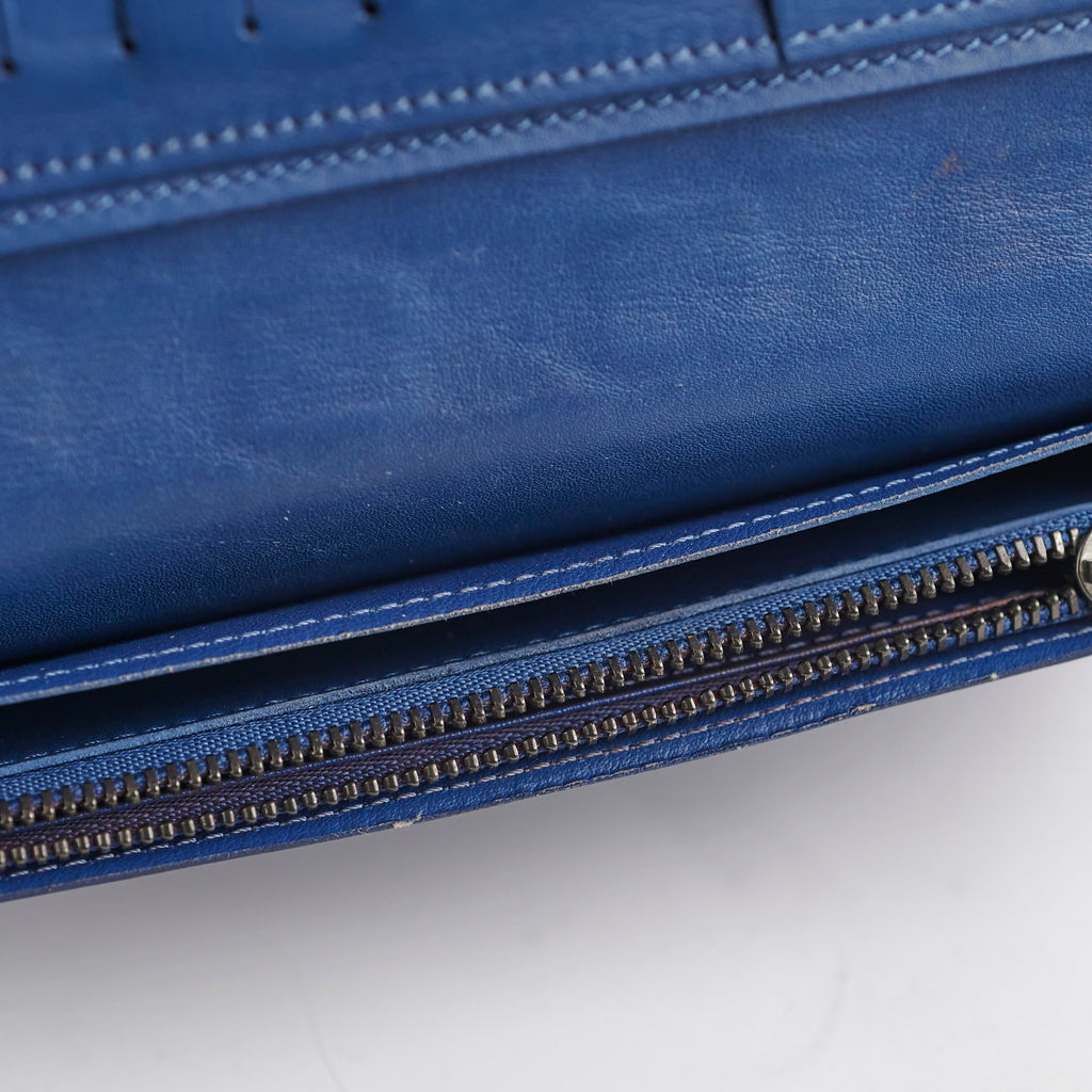 Louis Vuitton Long Blue Wallet