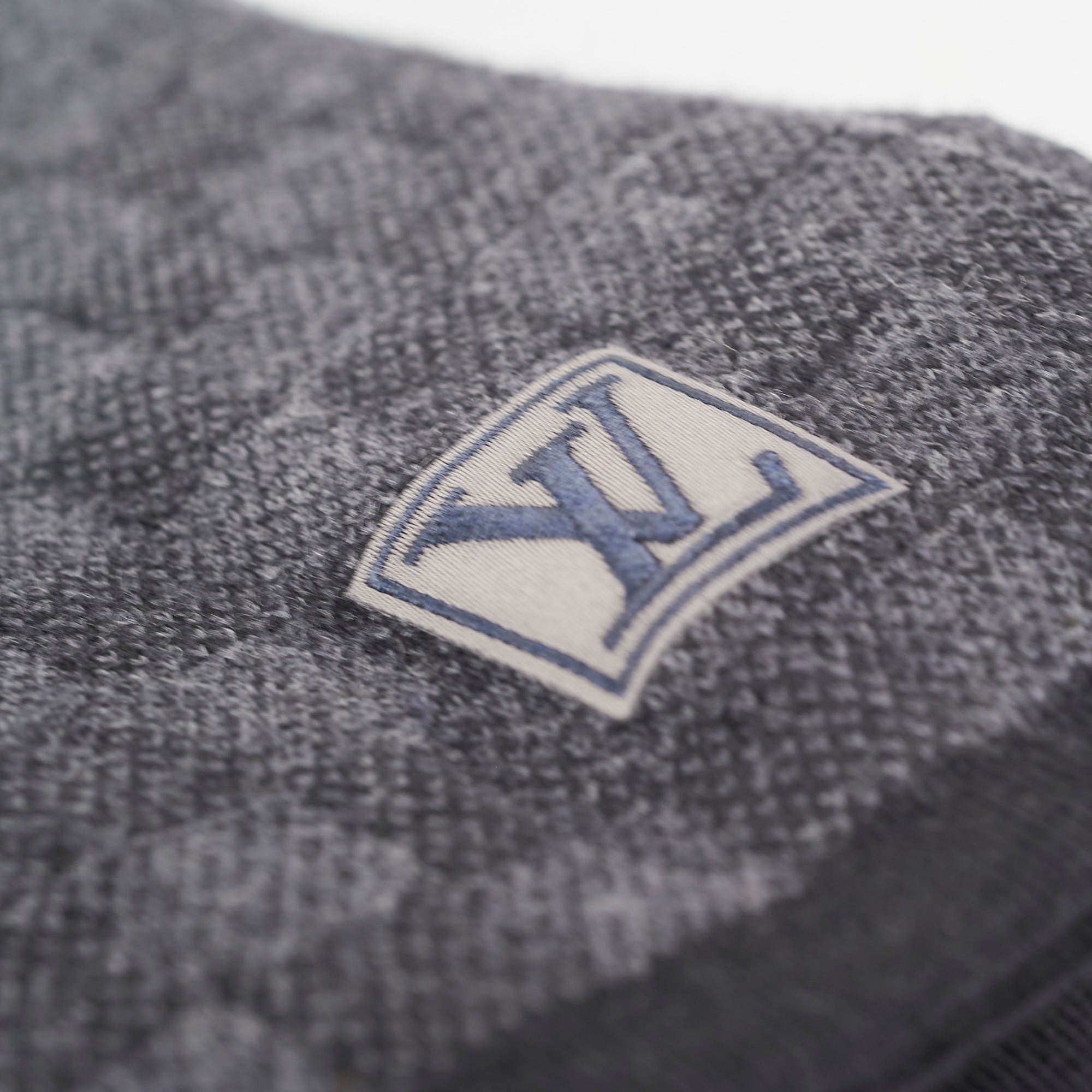 Louis Vuitton Black Wool Scarf