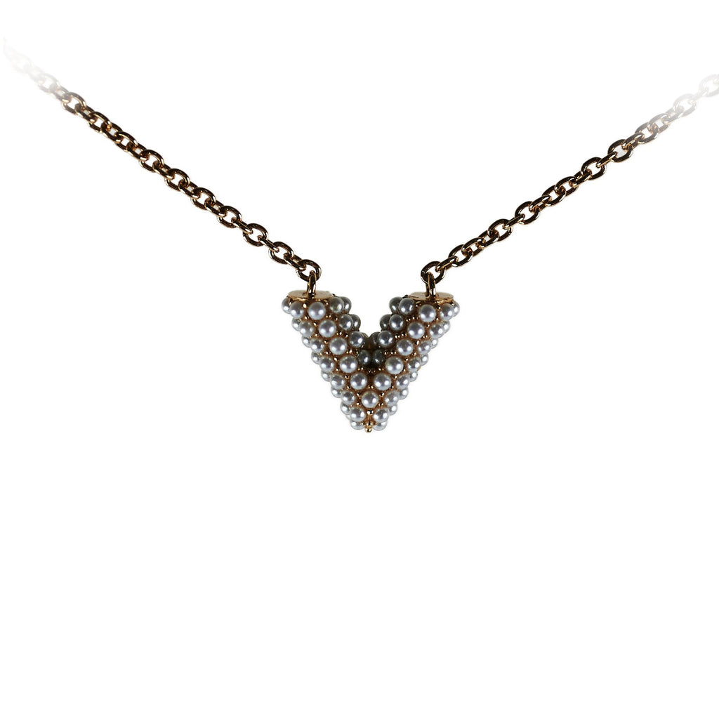 Louis Vuitton Necklace Pearls