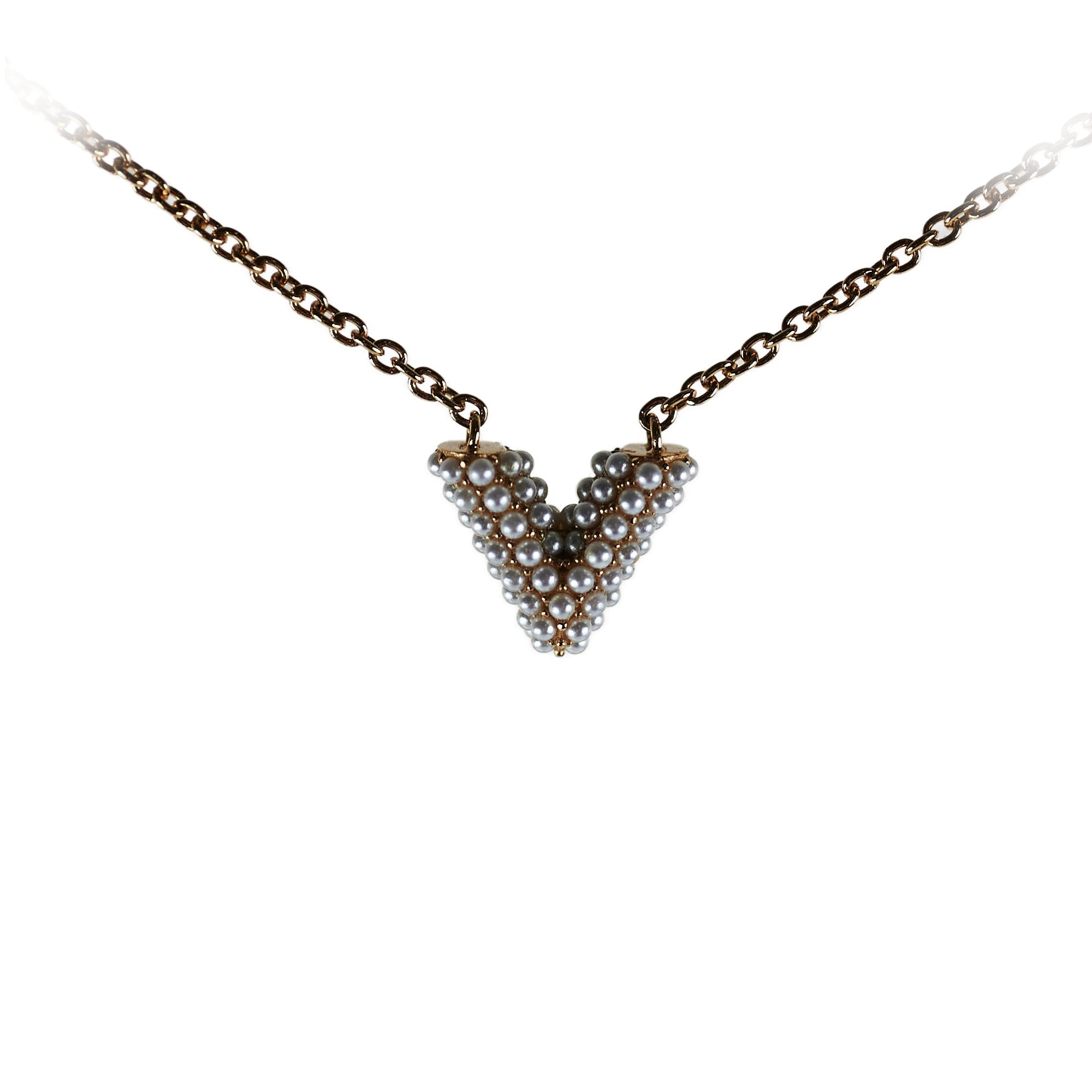 Louis Vuitton Necklace Pearls