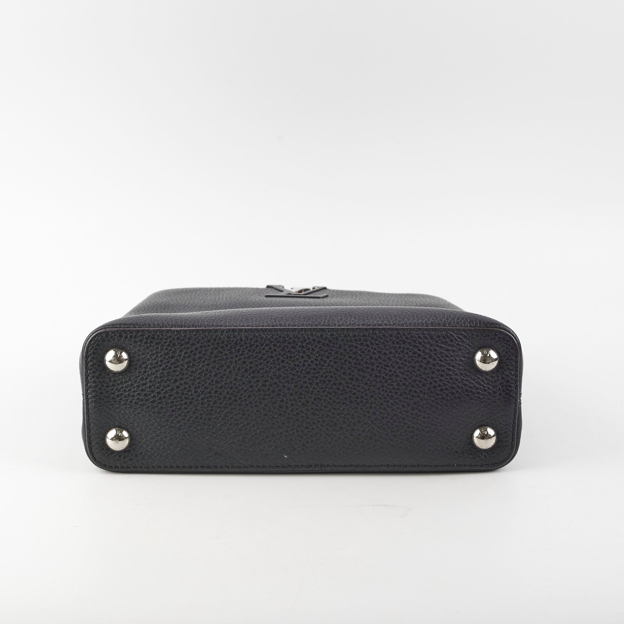 Louis Vuitton Capucine BB Python Handle Black