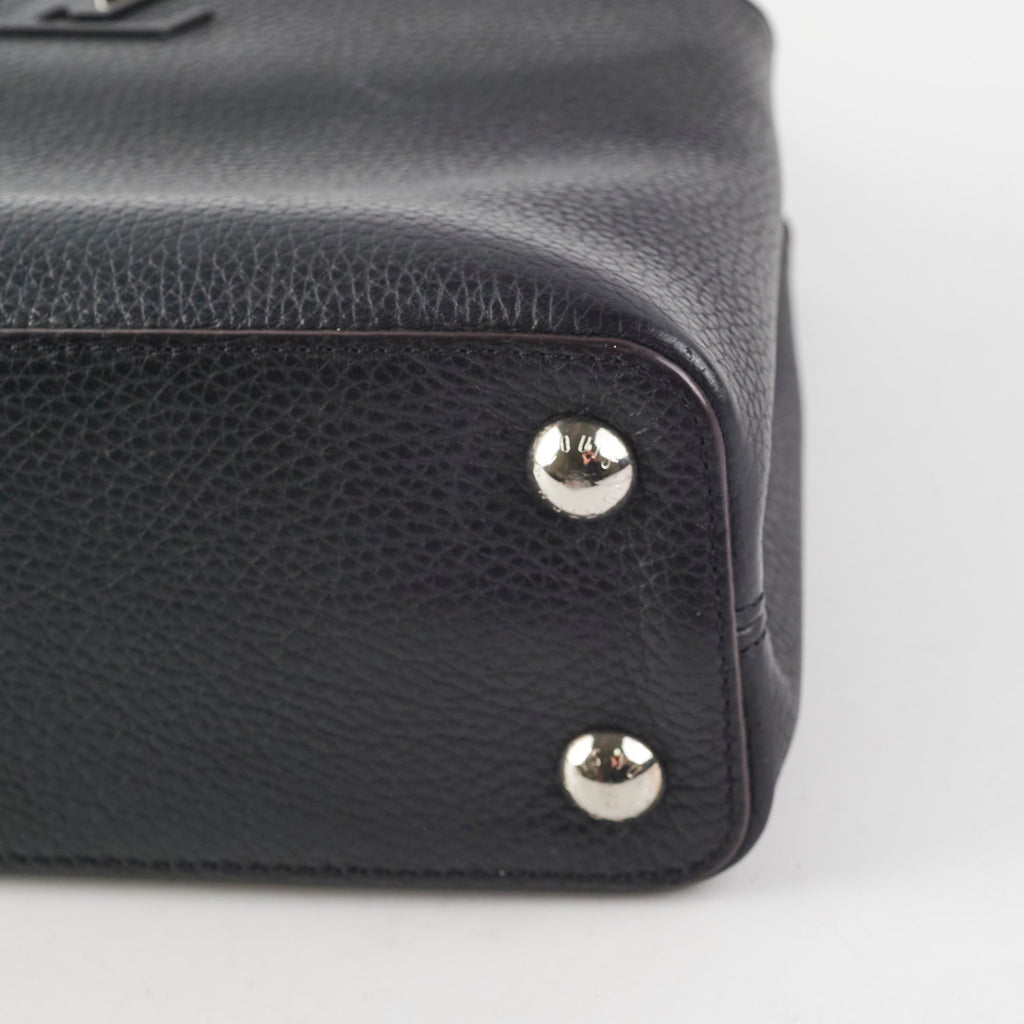 Louis Vuitton Capucine BB Python Handle Black