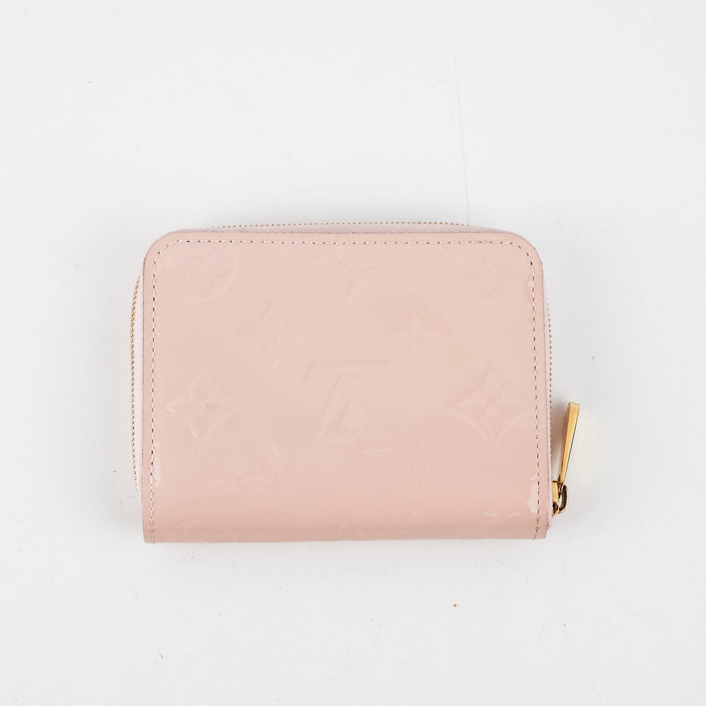 Louis Vuitton Patent Zip Around Wallet Light Pink