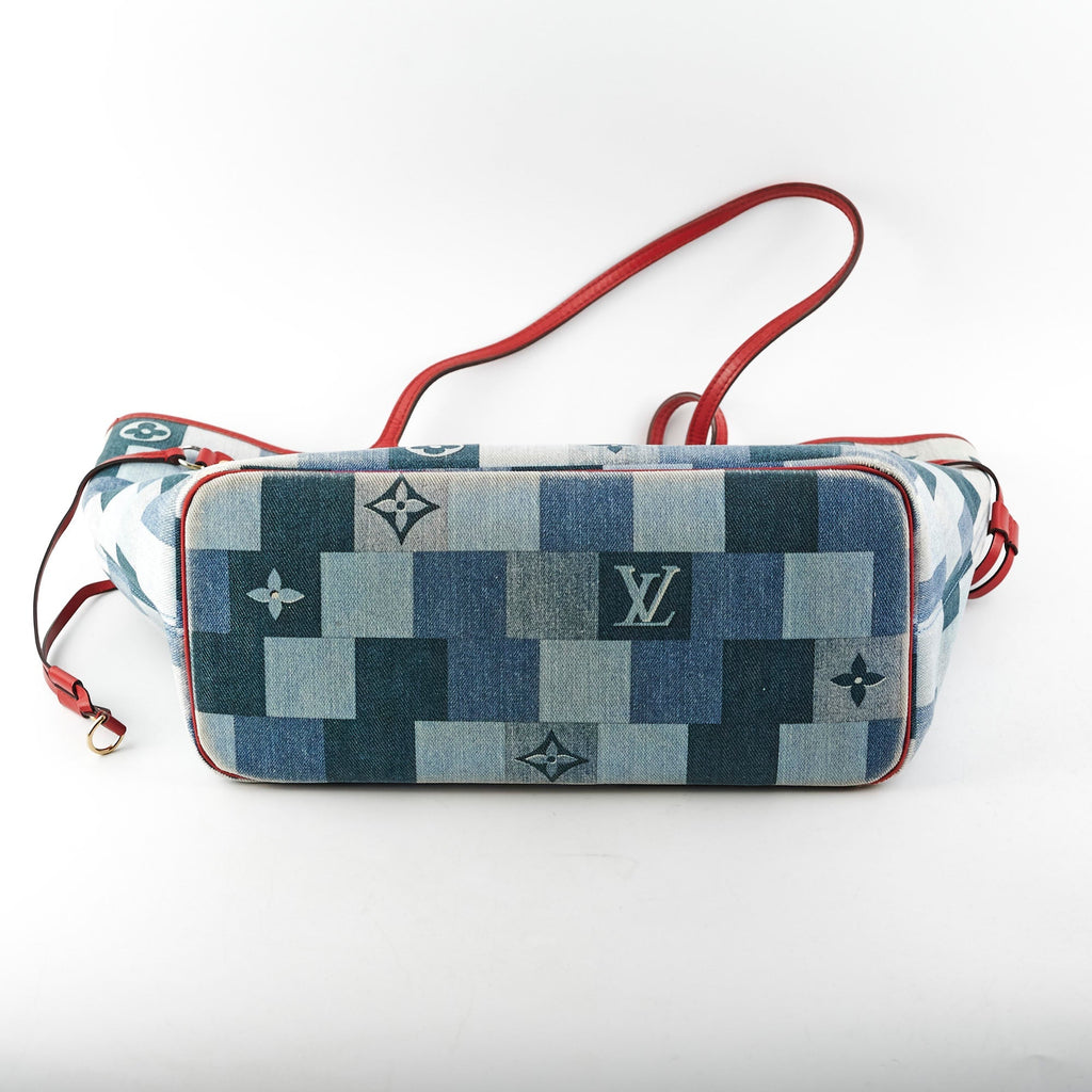 Louis Vuitton Neverfull MM Denim Rogue