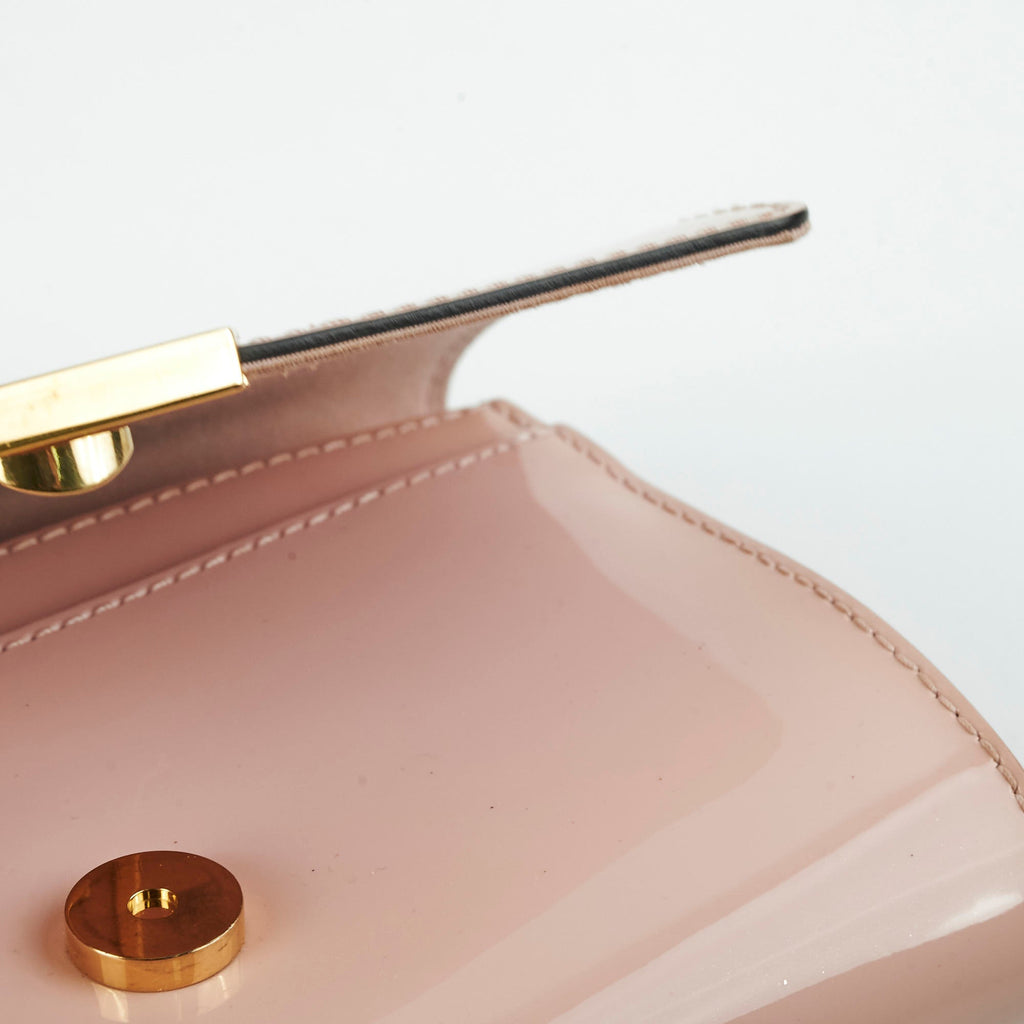 Louis Vuitton Vernis Pink Wallet On Chain WOC