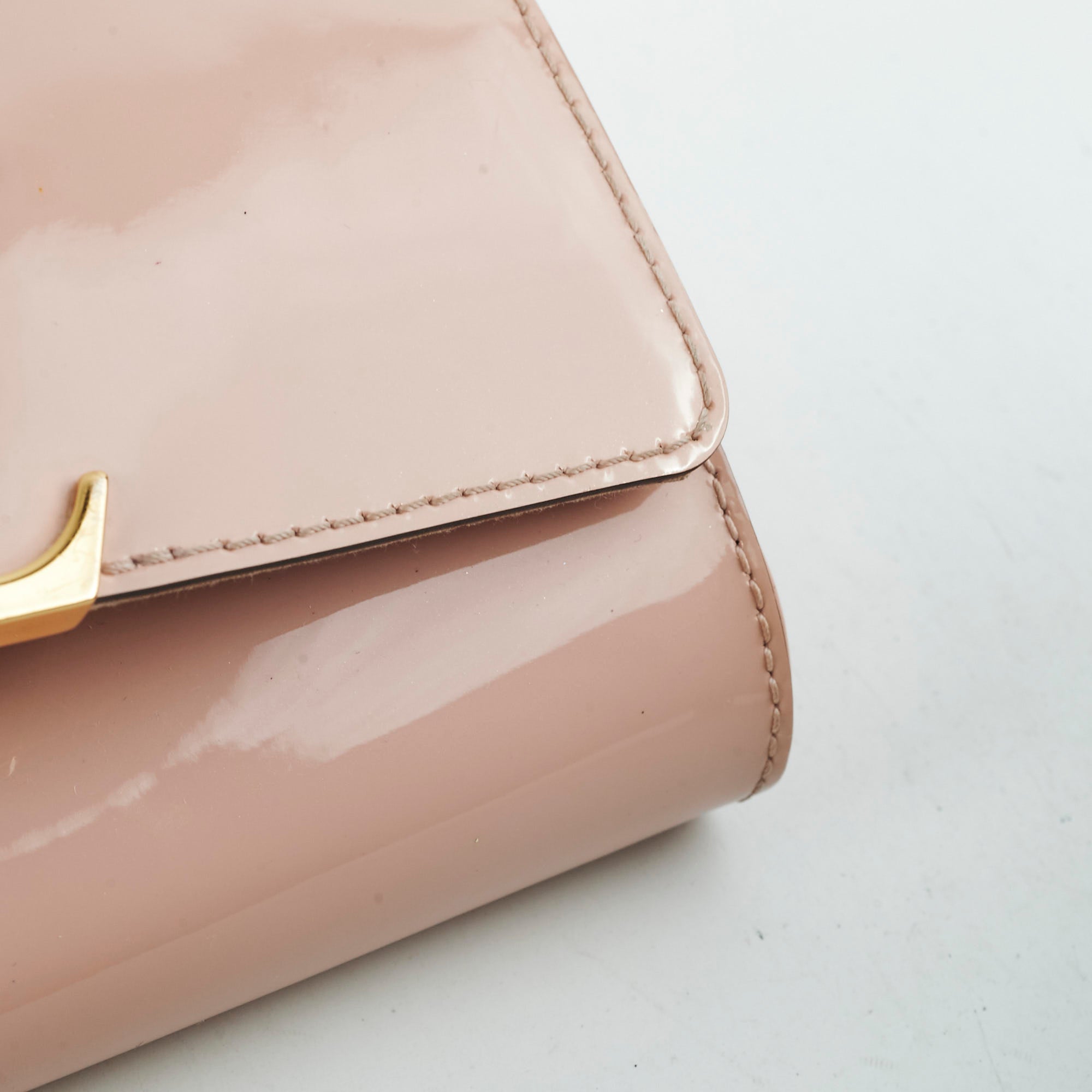 Louis Vuitton Vernis Pink Wallet On Chain WOC
