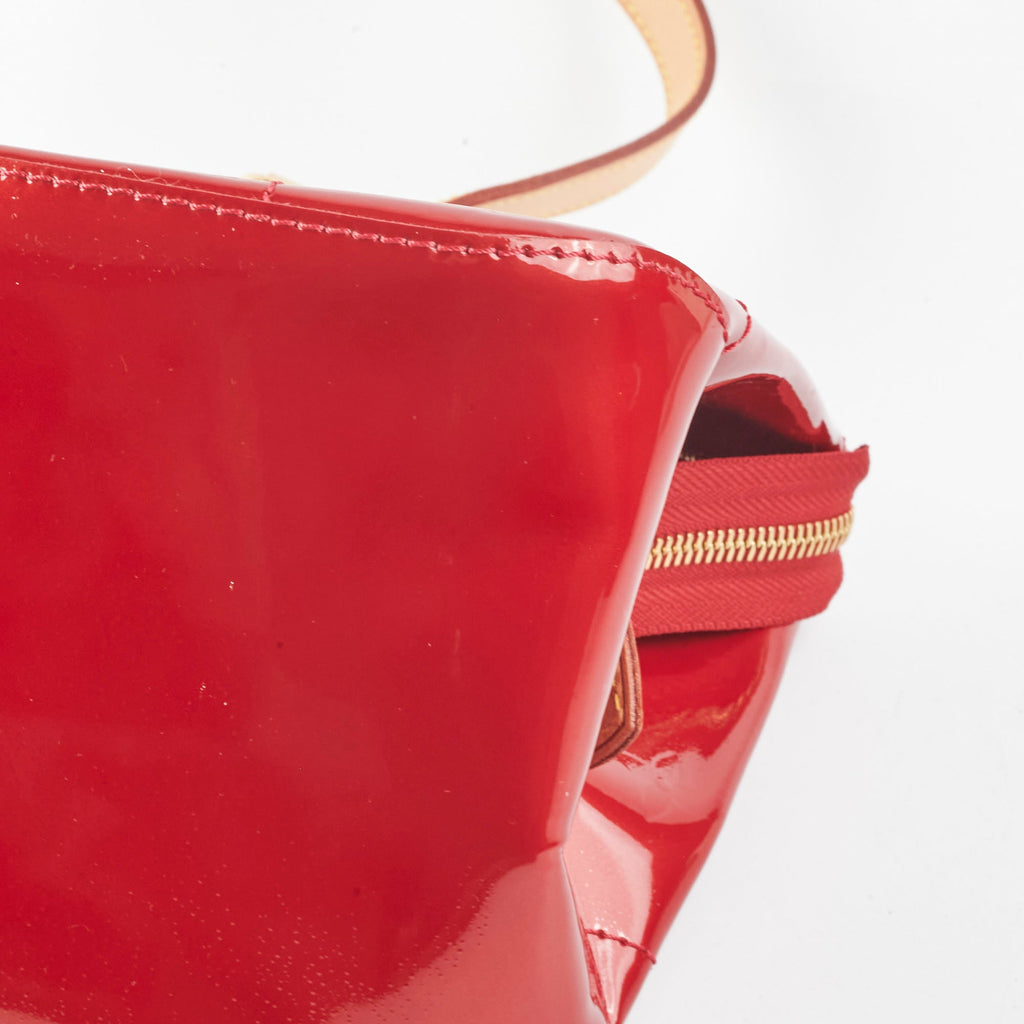 Louis Vuitton Vernis Red Patent Shoulder Bag