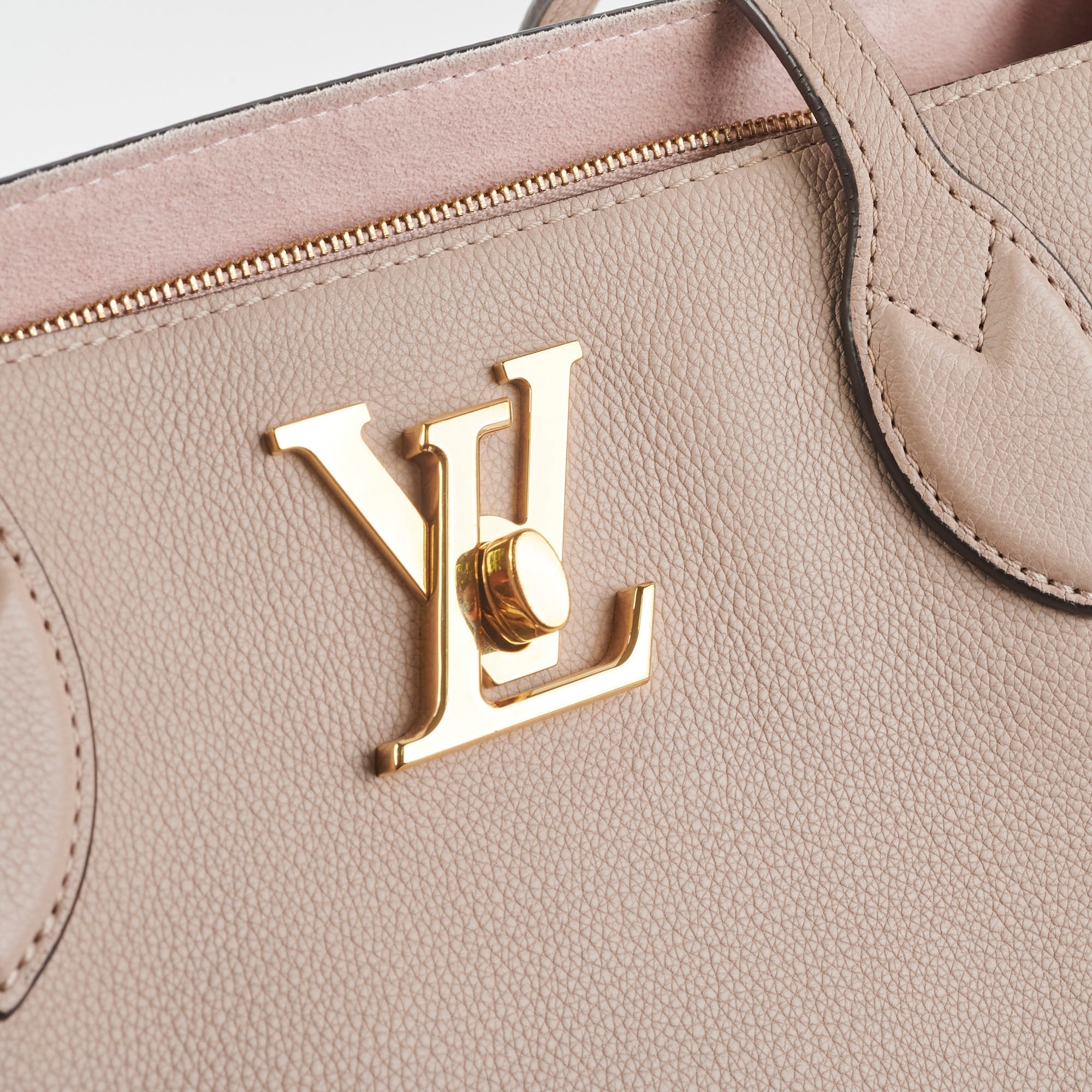 Louis Vuitton Lockme Tote Greige