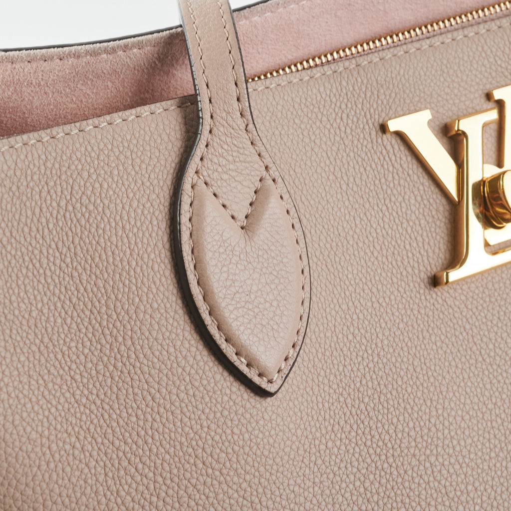 Louis Vuitton Lockme Tote Greige