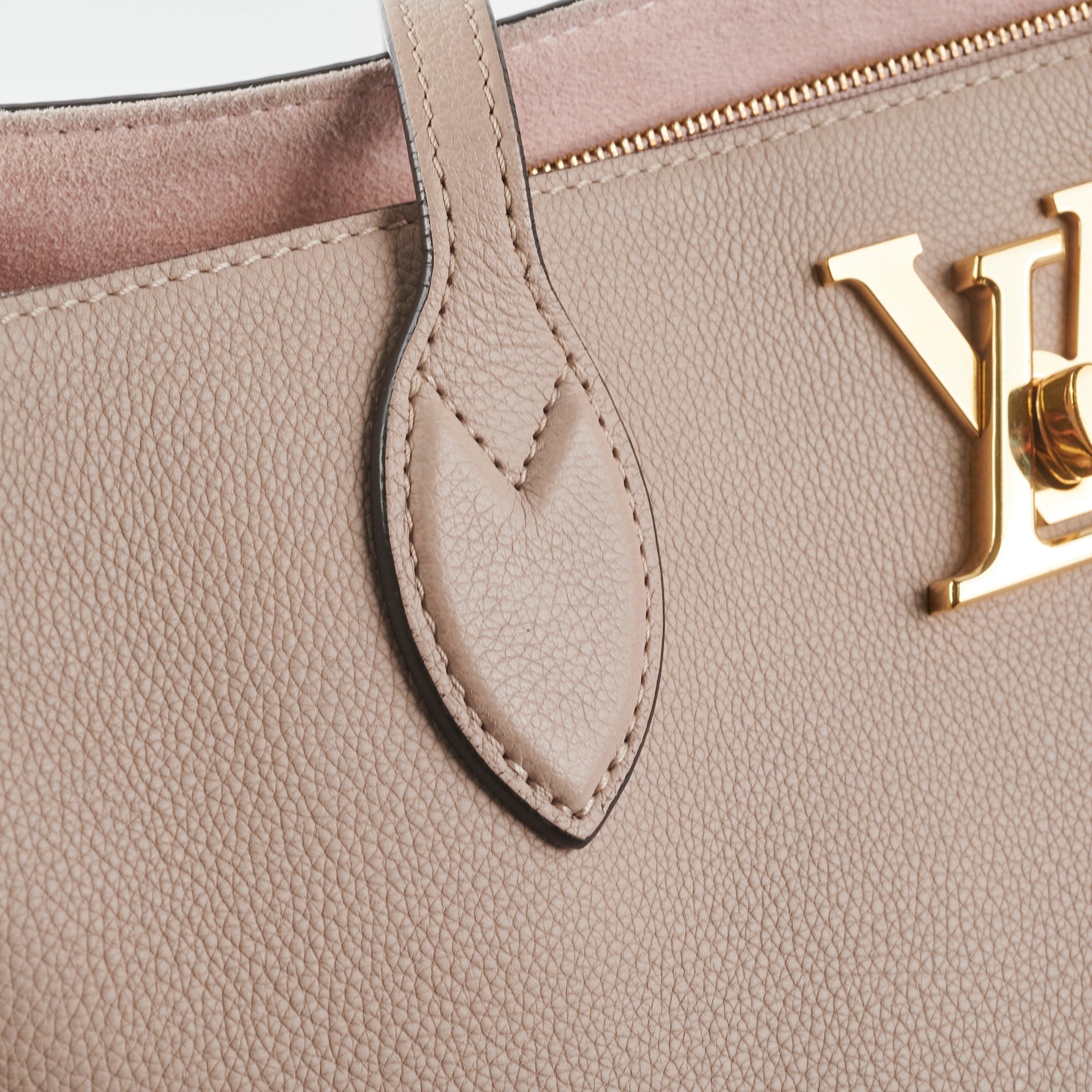 Louis Vuitton Lockme Tote Greige