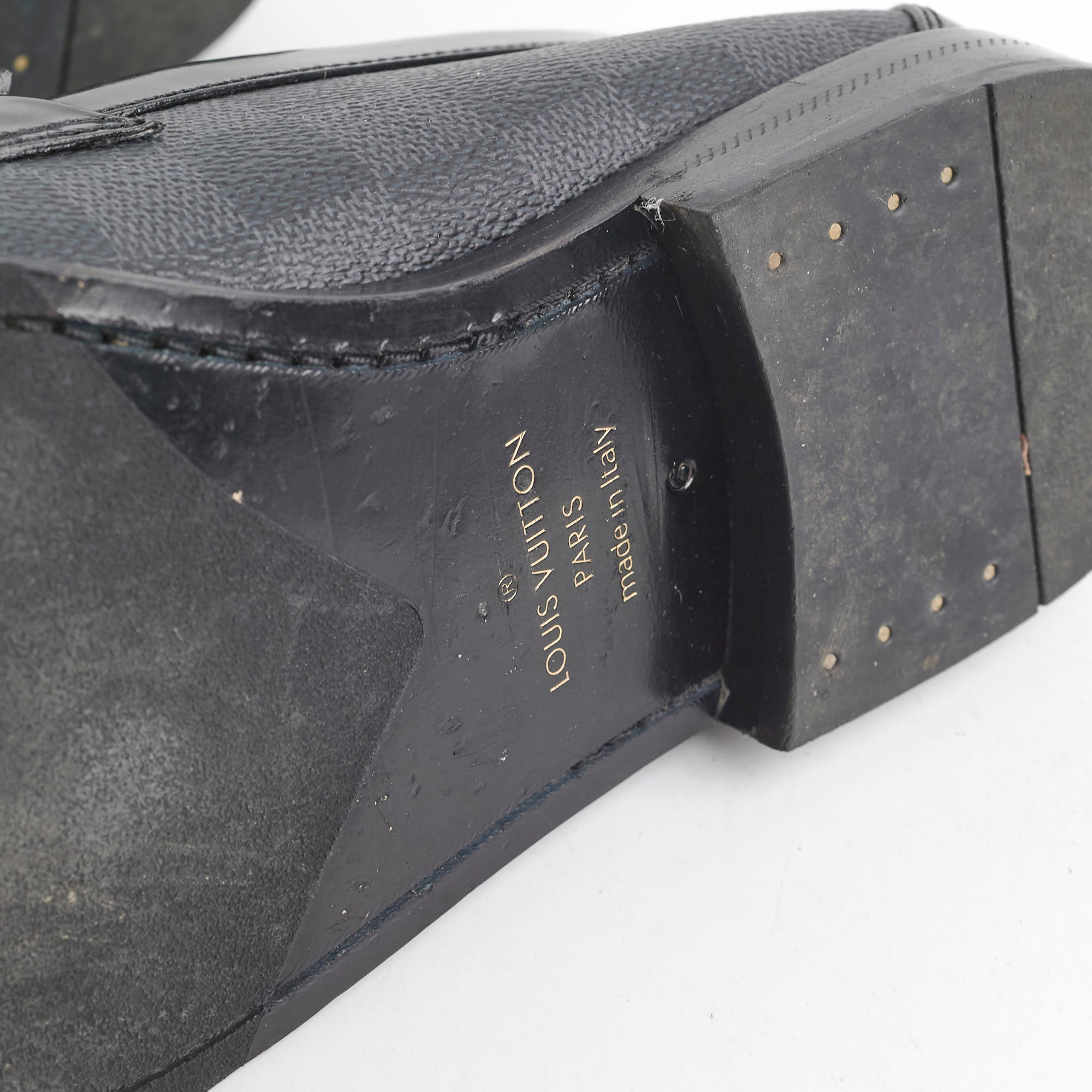 Louis Vuitton Loafers Damier Eclipse Men's Size 6