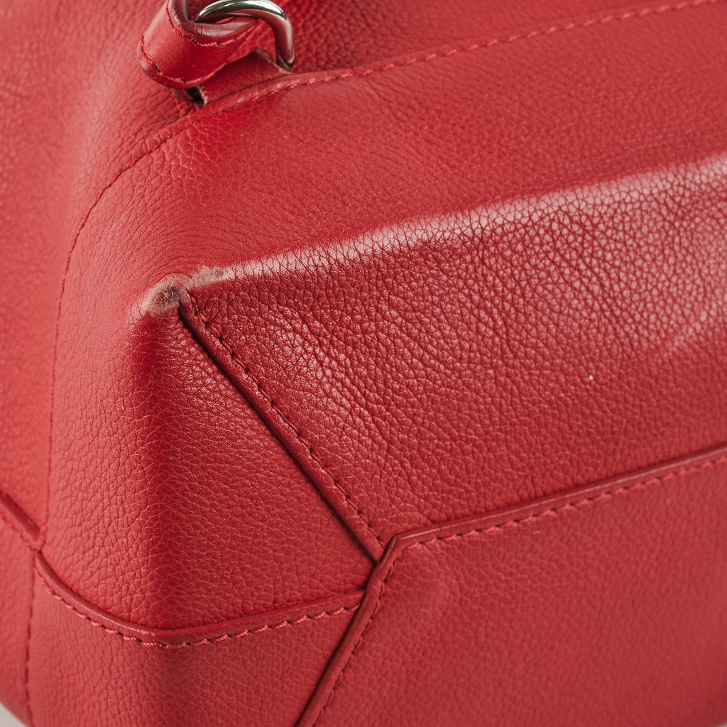 Louis Vuitton Lock Me Backpack Red